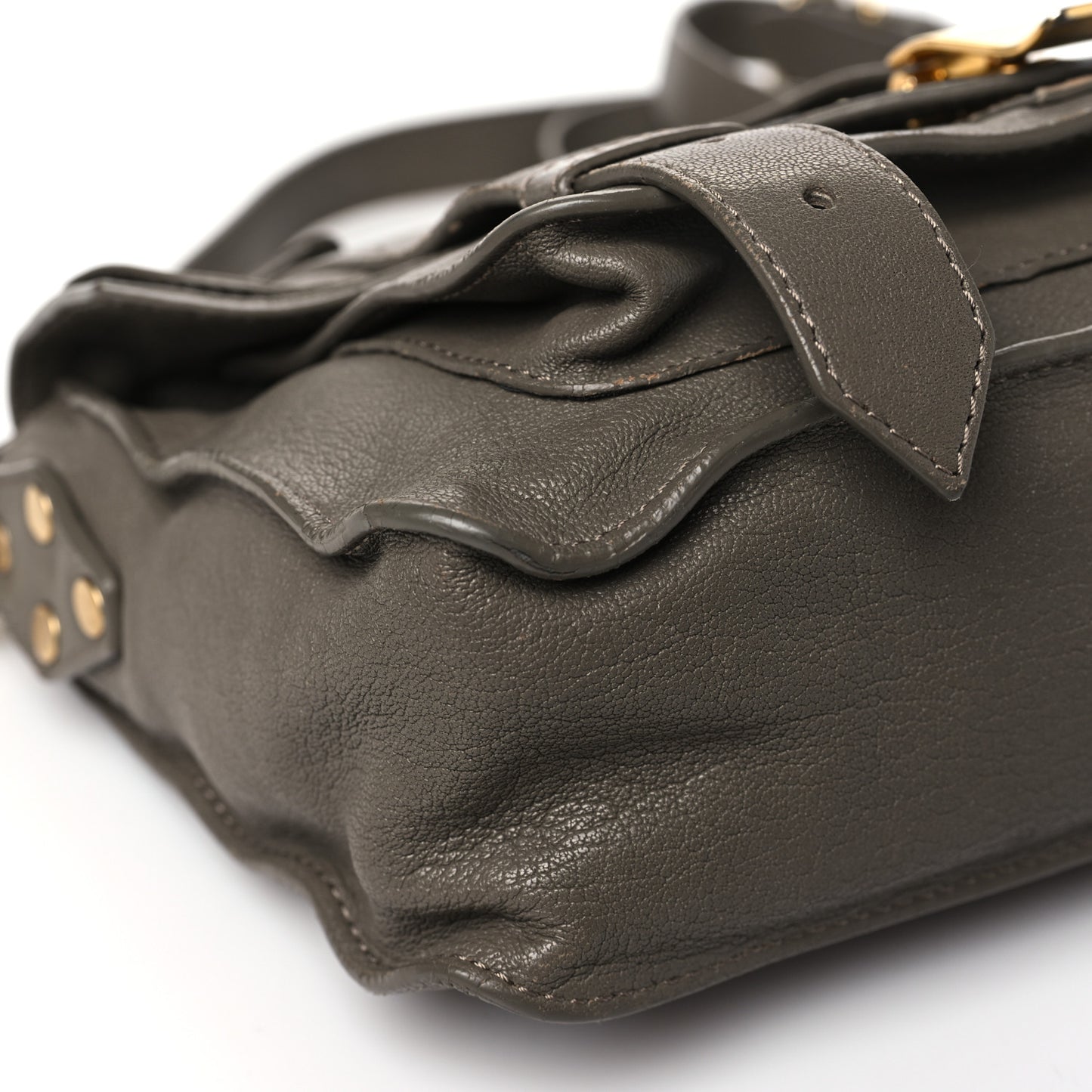 Lambskin Tiny PS1 Satchel Smoke