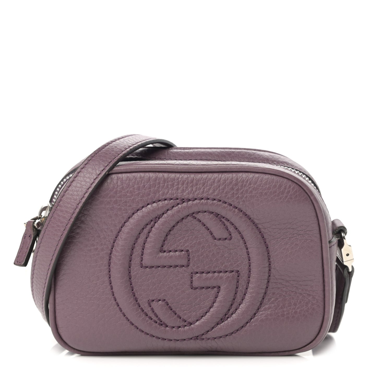 Pebbled Calfskin Children's Mini Soho Disco Messenger Bag Peonia Flower