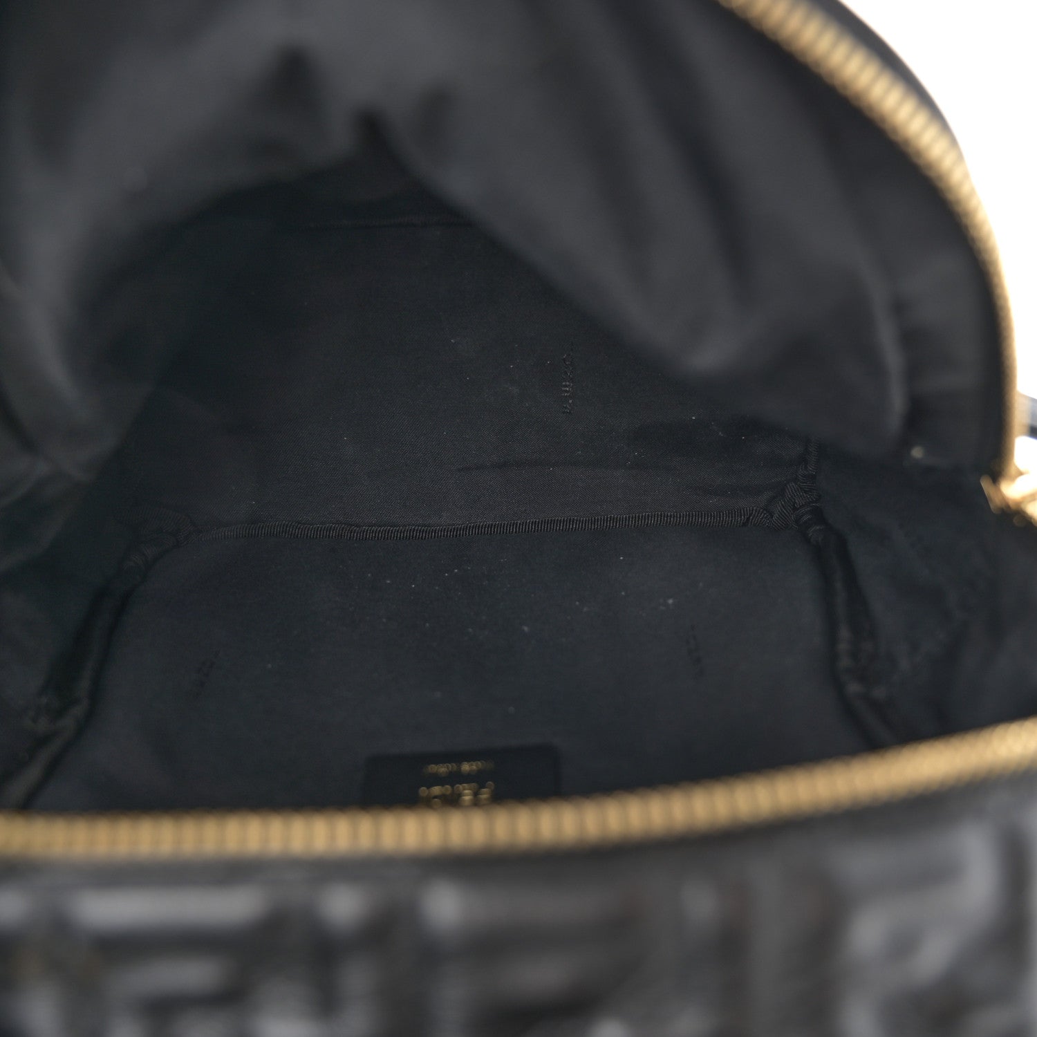 Fendi Nappa FF 1974 Embossed Mini Backpack Black 5 of 13