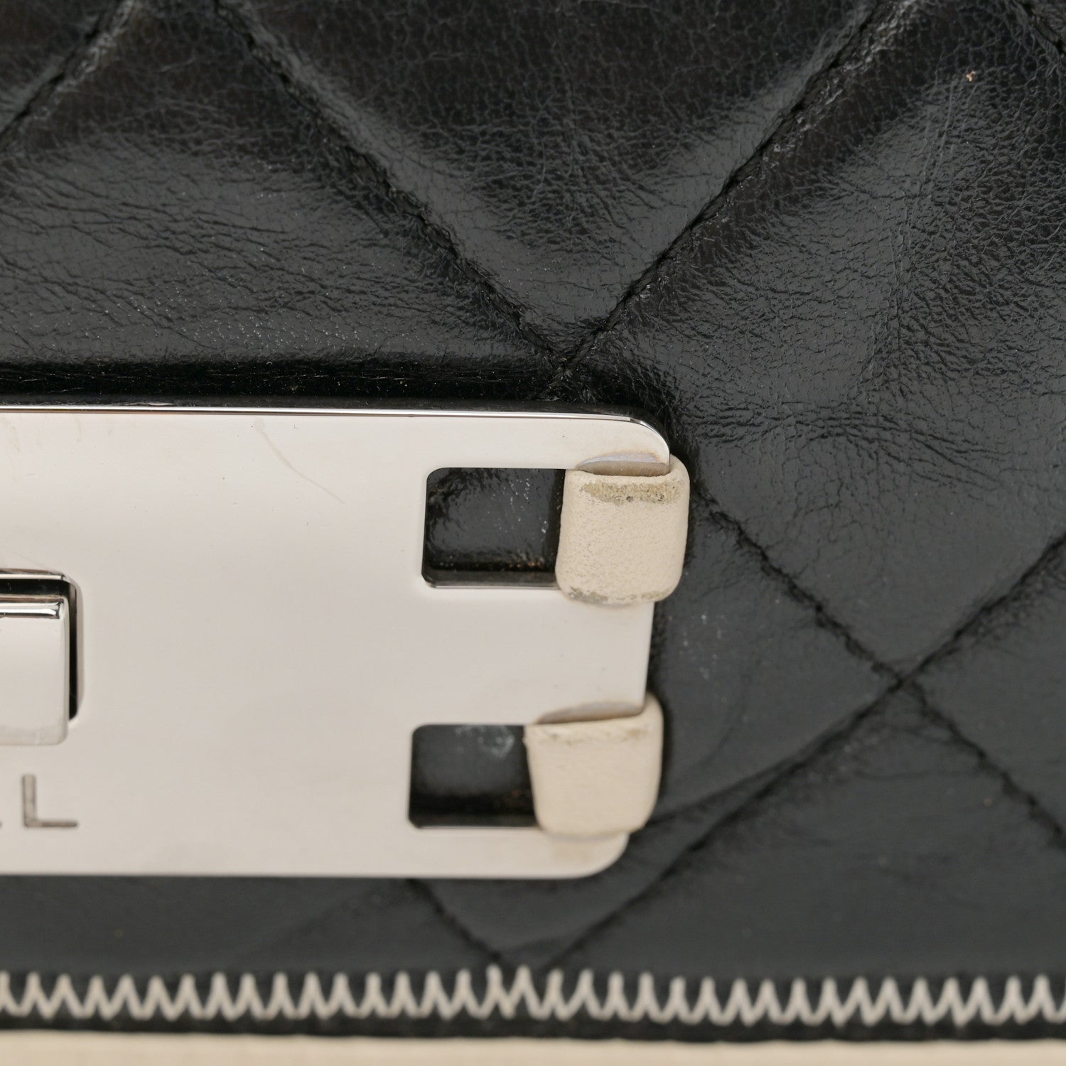 Chanel Lambskin East West Mademoiselle Flap Black 11 of 11