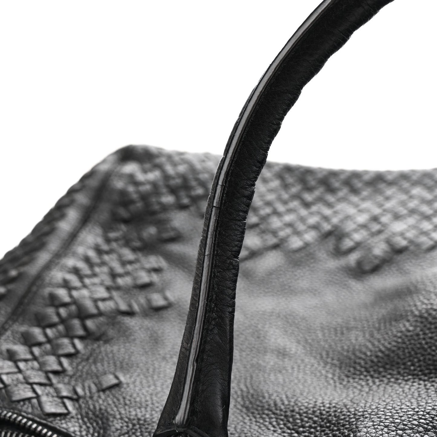Nappa Intrecciato Tote Black