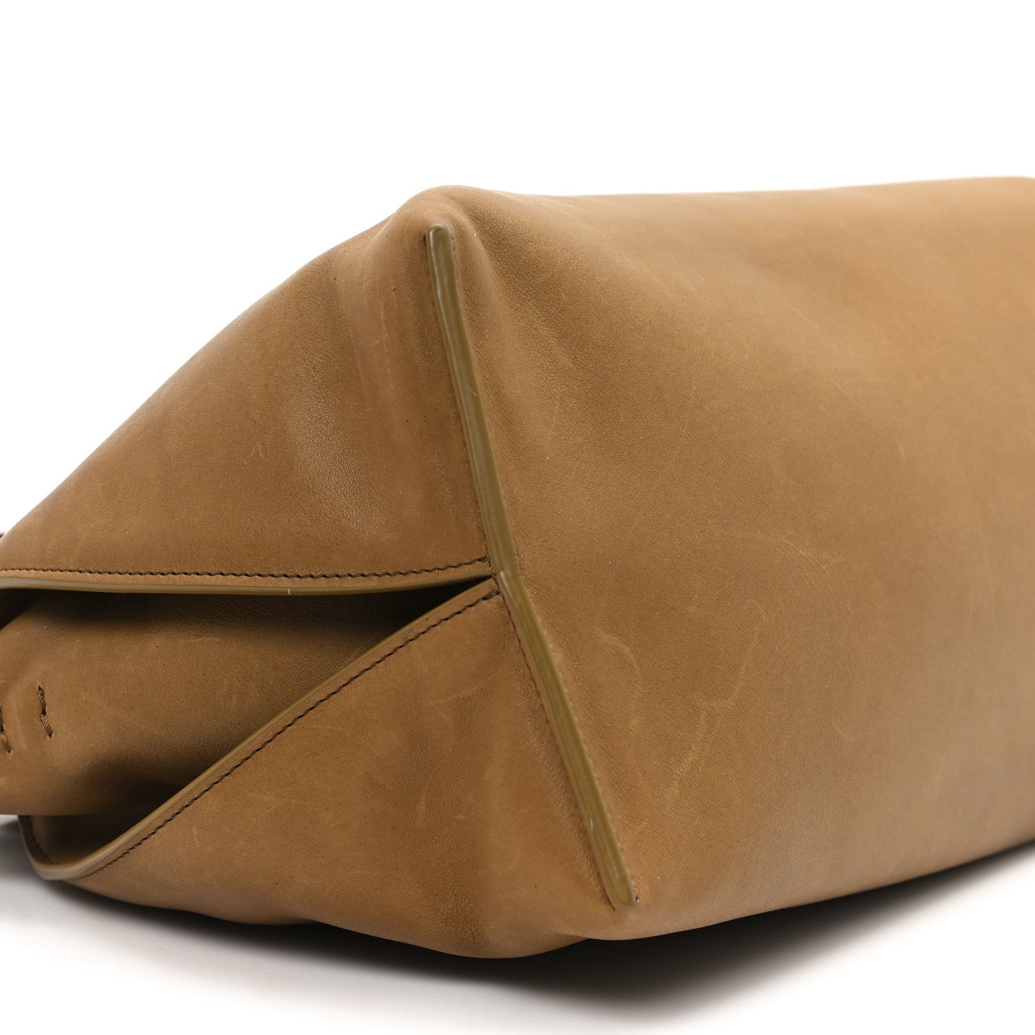 The Row Saddle Calfskin Sienna Shoulder Bag Muschio 8 of 10