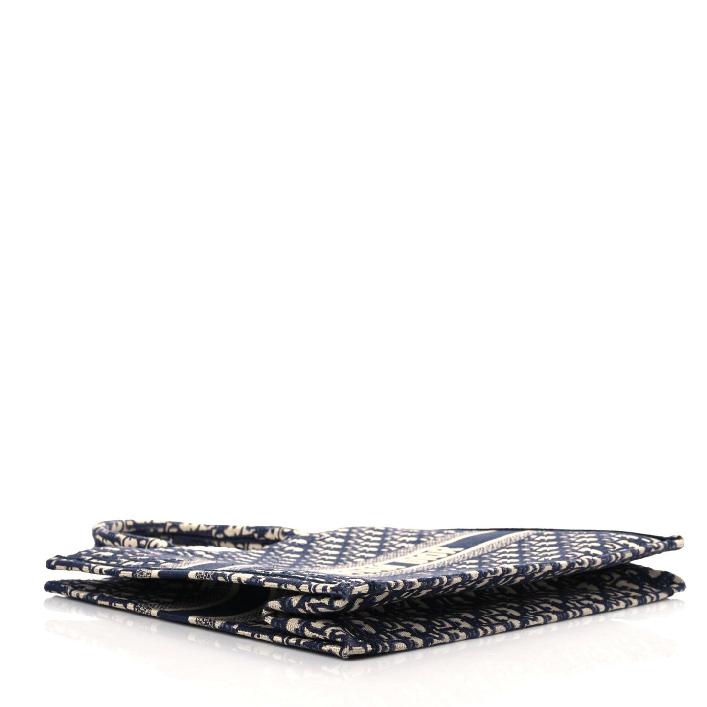 Oblique Book Tote Blue Multicolor