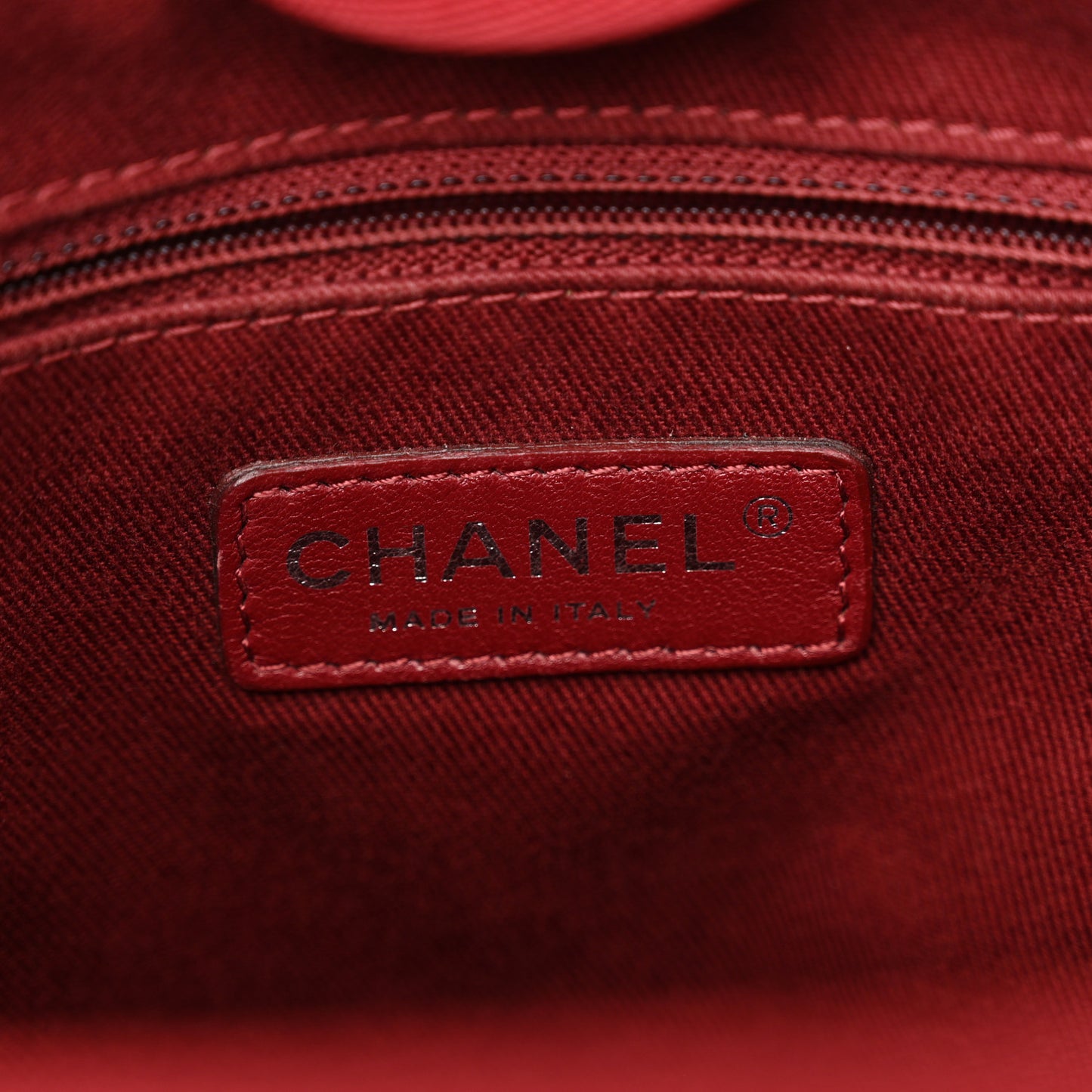 Canvas Mini Deauville Tote Red