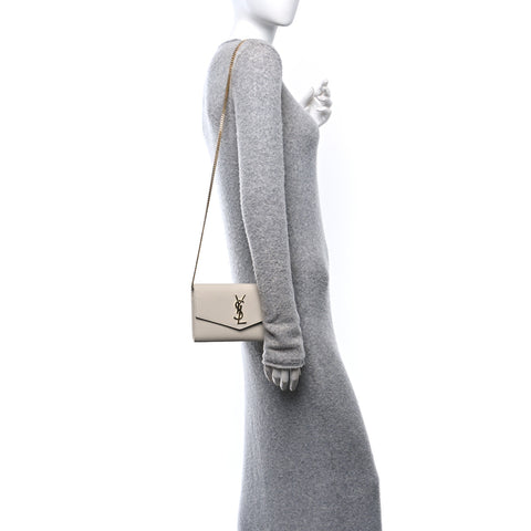 Grain De Poudre Monogram Uptown Chain Wallet Crema Soft