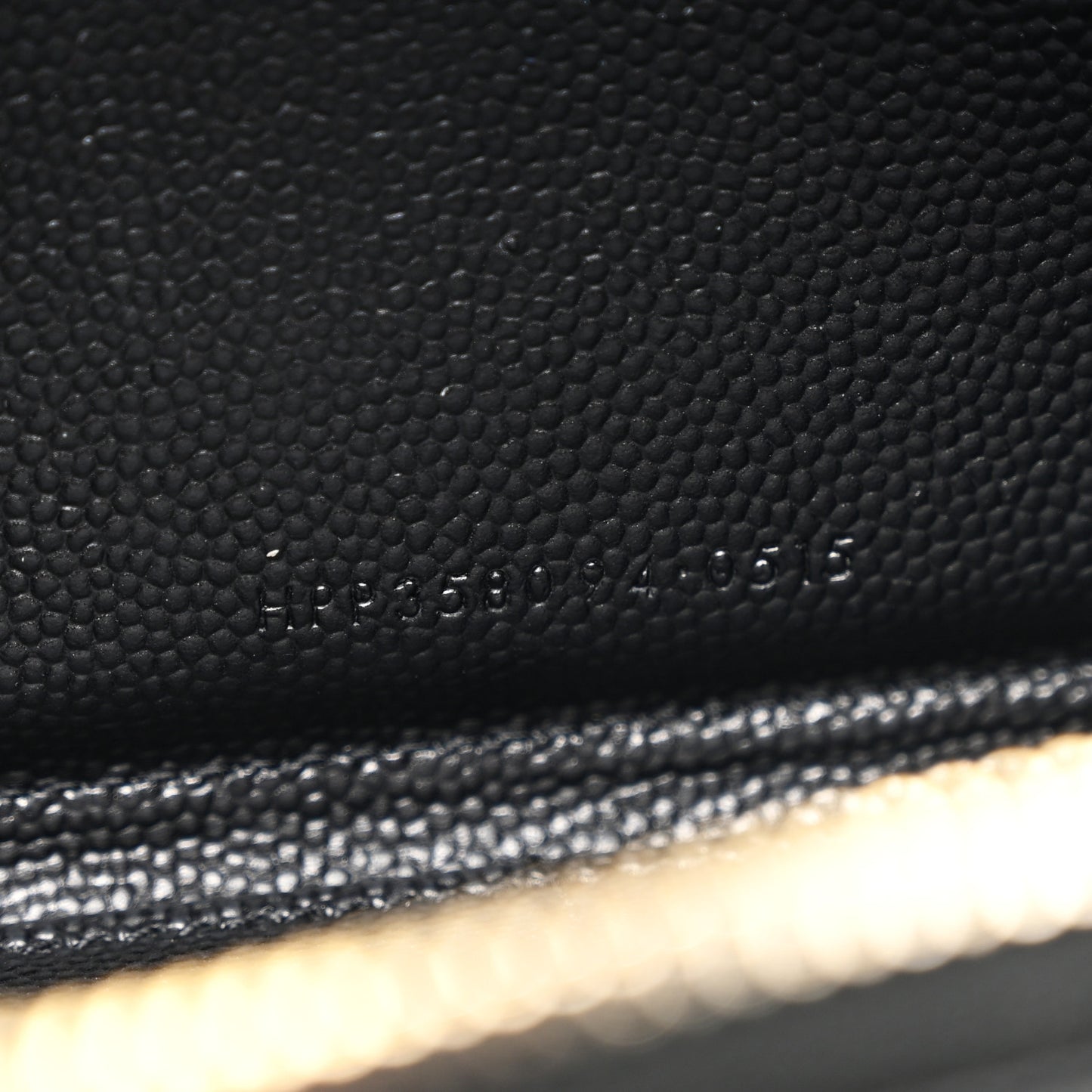 Grain De Poudre Matelasse Chevron Monogram Zip Around Wallet Black