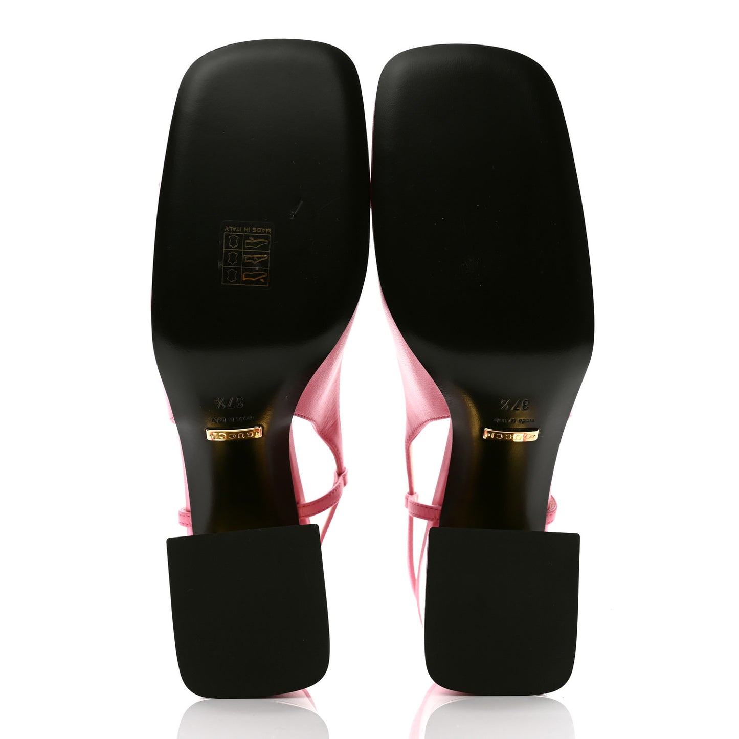 Malaga Kid Horsebit 75mm Slingback Pumps 37.5 Pink