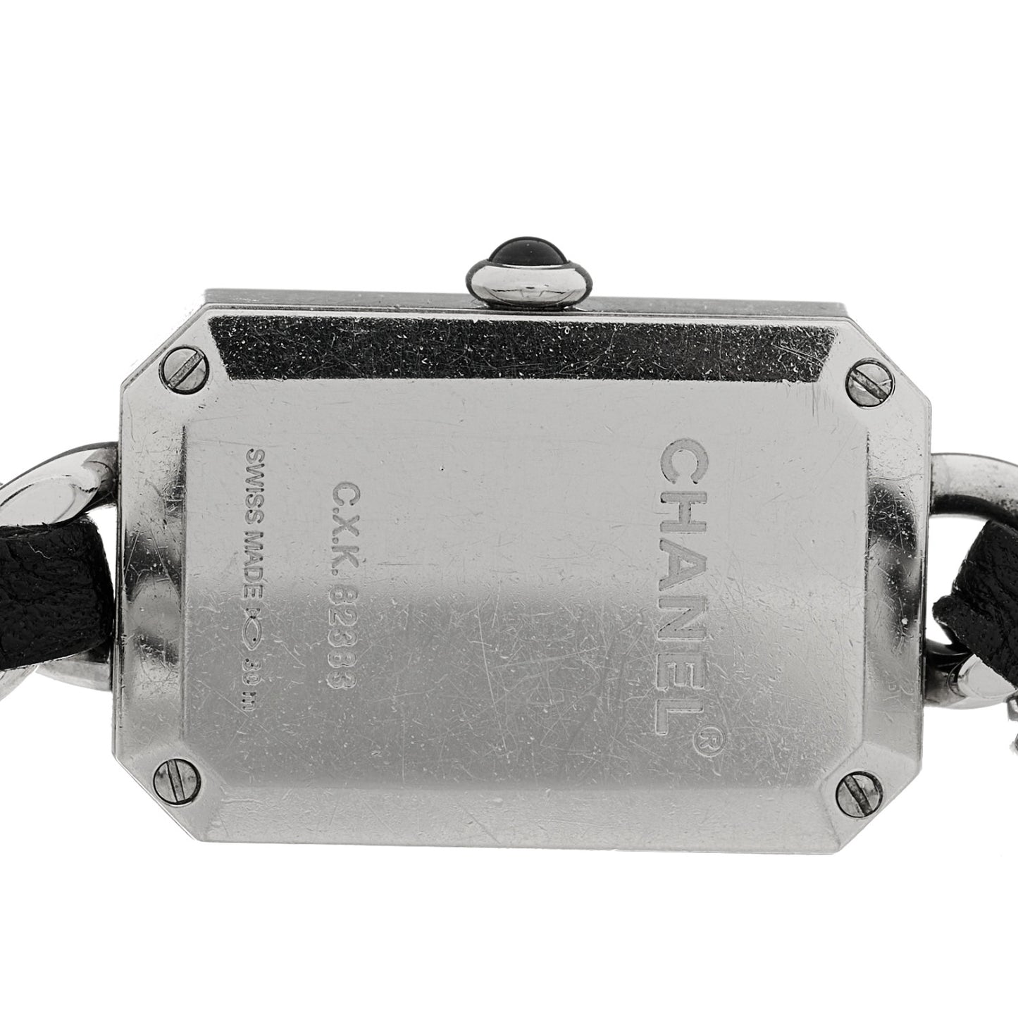 Stainless Steel Lambskin 16mm Premiere Rock Triple Row Quartz Watch Black