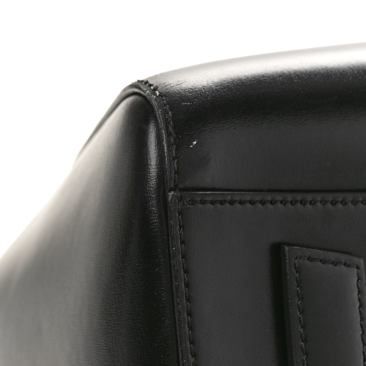 Shiny Lord Calfskin Medium Antigona Black