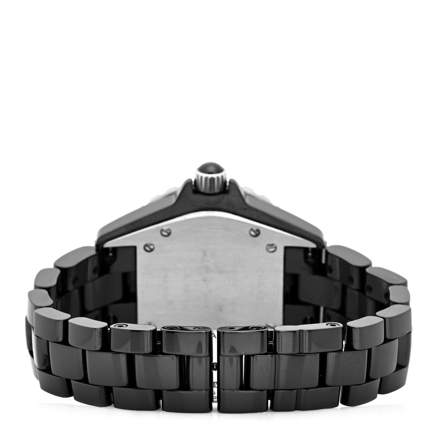 Chanel Stainless Steel Ceramic 33mm J12 Quartz Watch Black 3 of 4