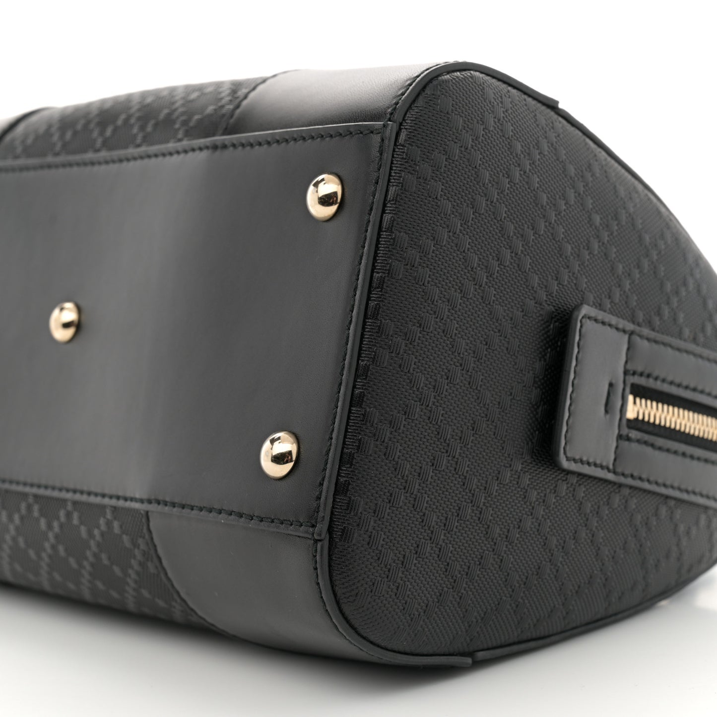 Hilary Lux Bright Diamante Top Handle Bag Black
