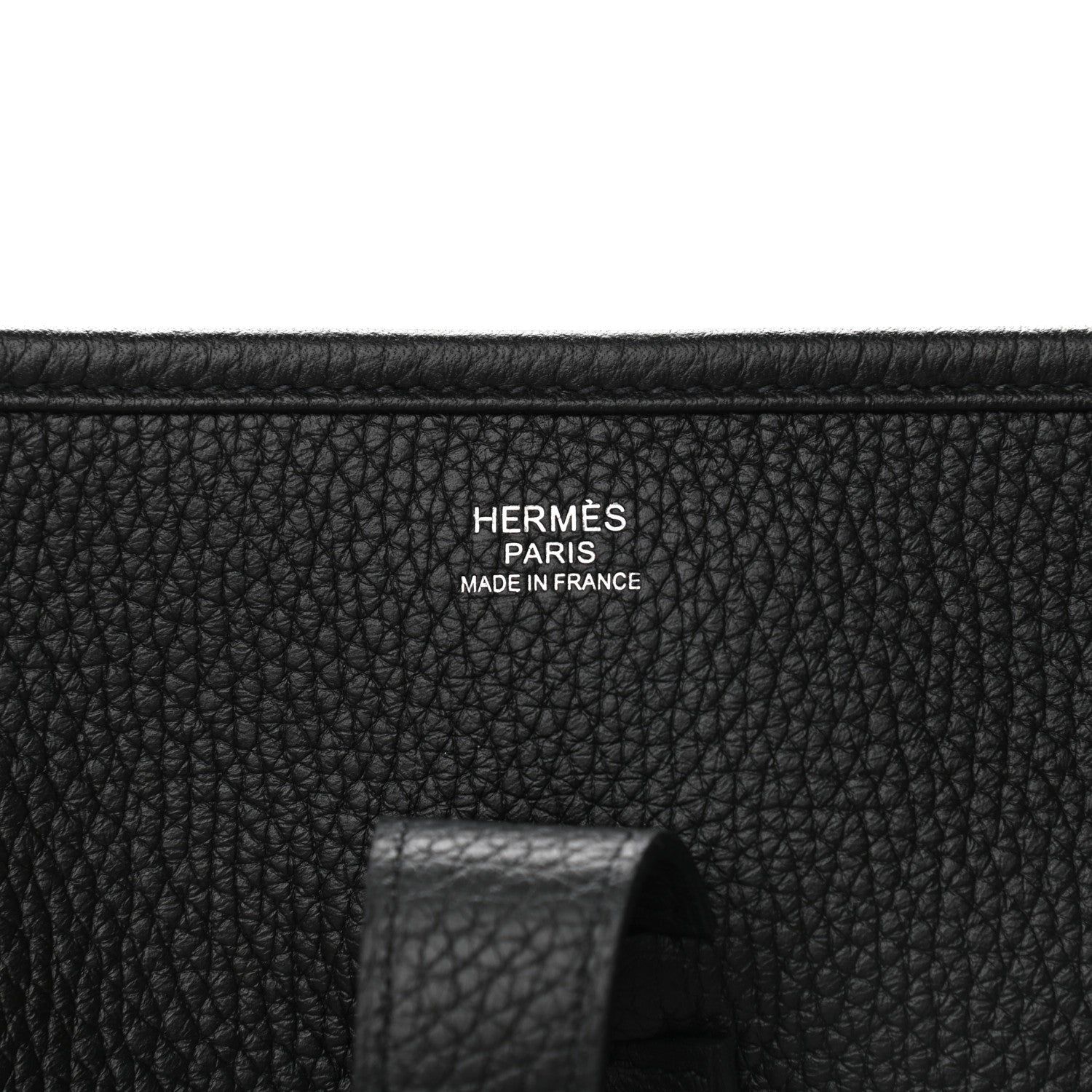 Hermes Taurillon Clemence Evelyne III GM Black 6 of 9