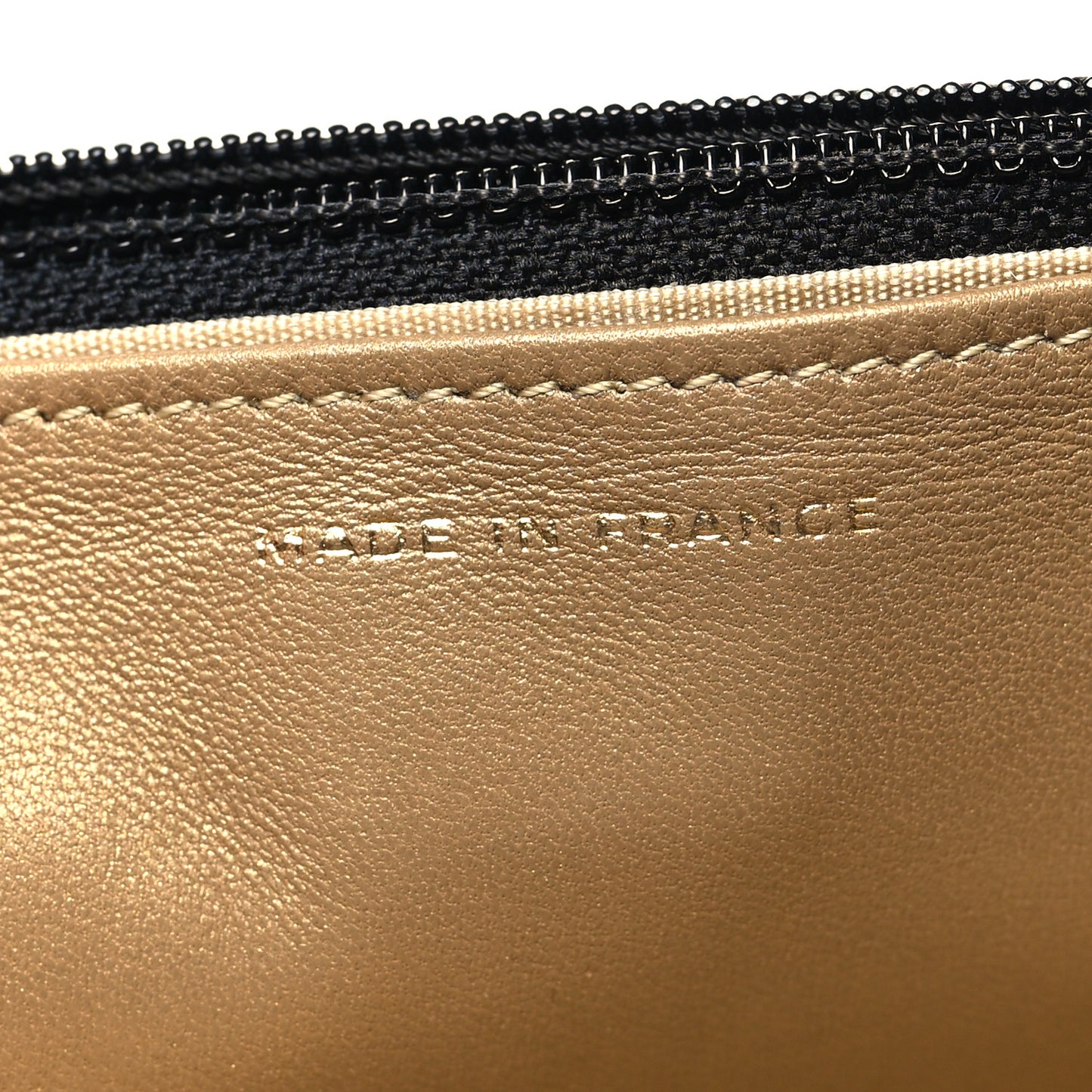 Lambskin Quilted Pearl Crush Wallet On Chain WOC Black