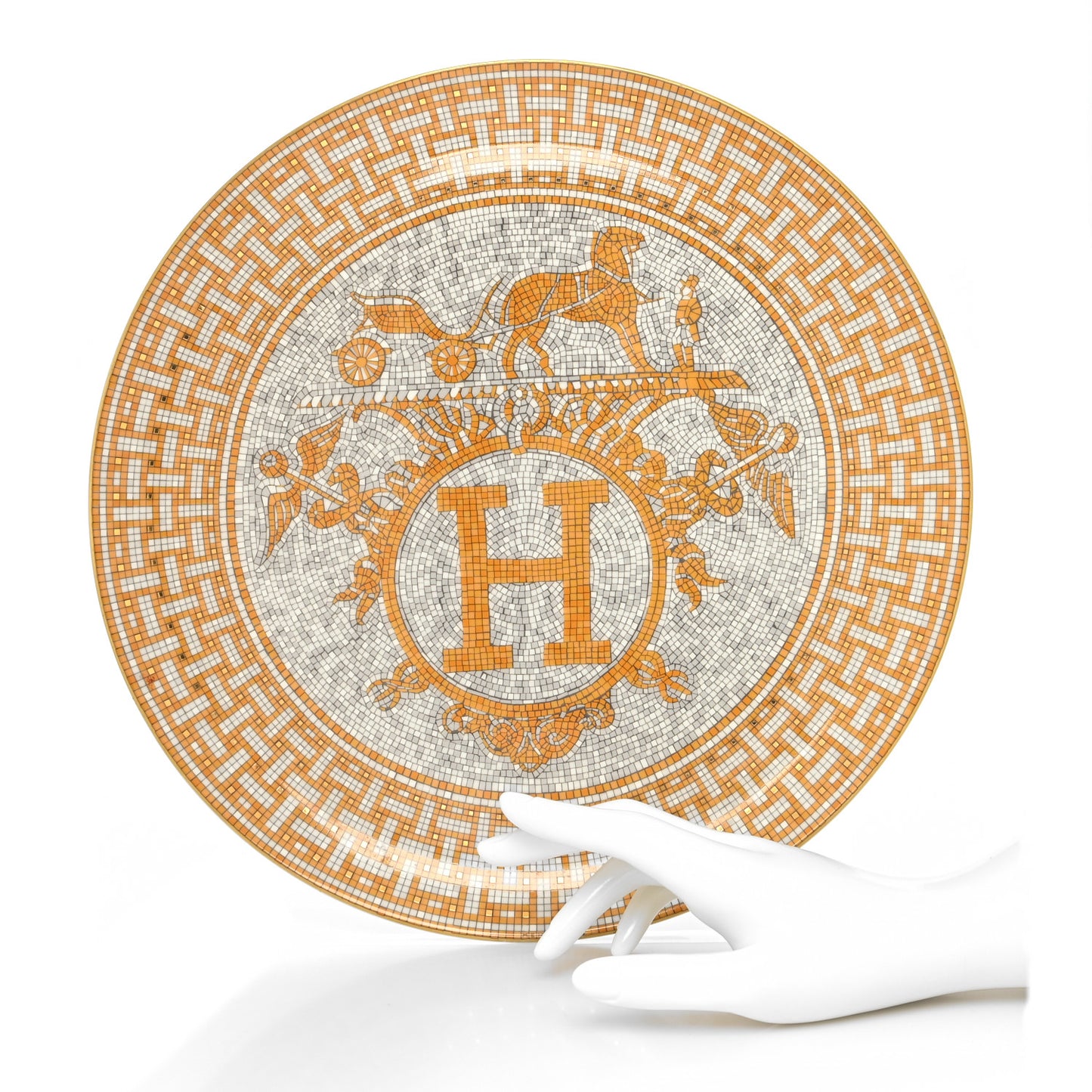 Porcelain Mosaique au 24 Tart Platter