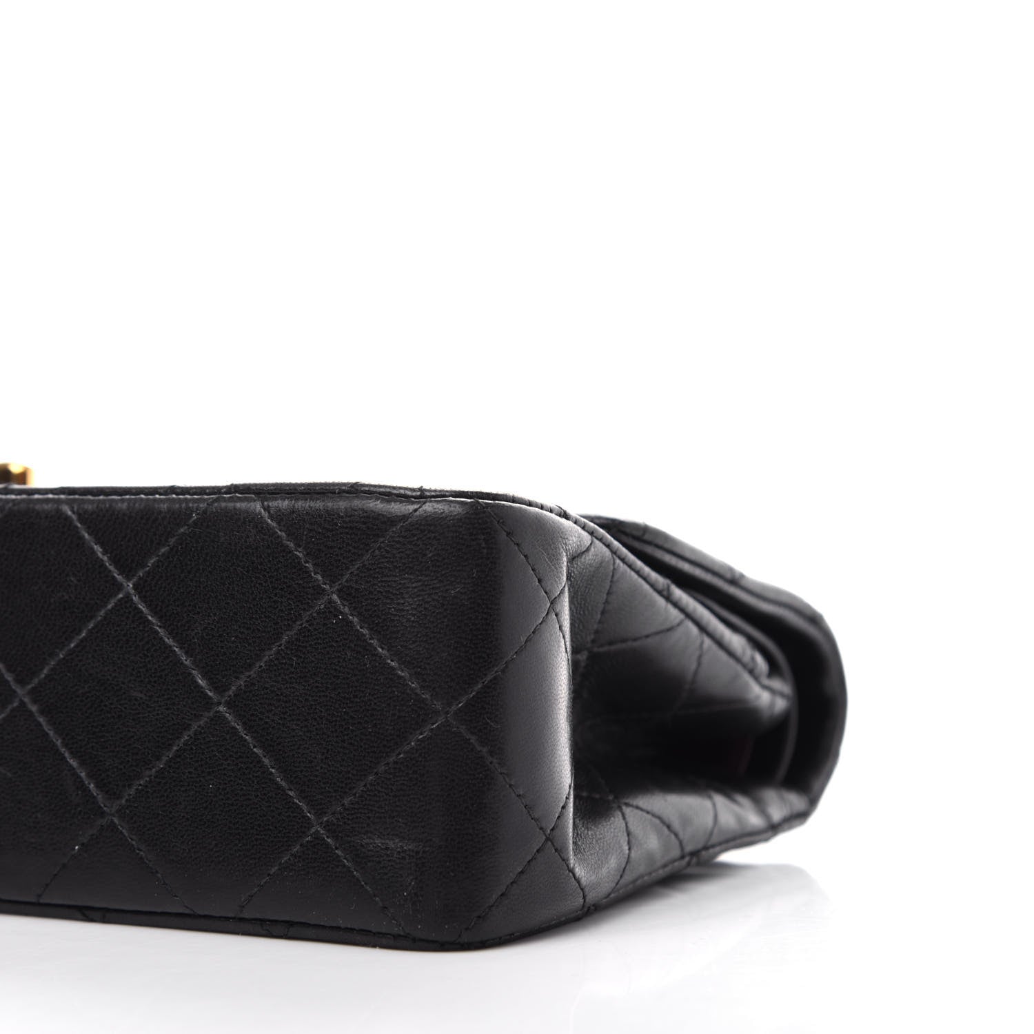 Chanel Lambskin Quilted Small Double Flap Black 9 of 10