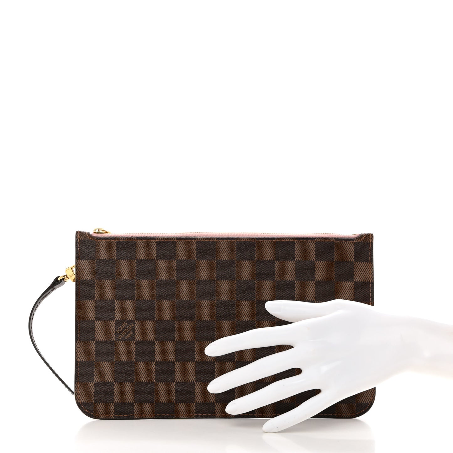 Damier Ebene Neverfull MM GM Pochette Rose Ballerine