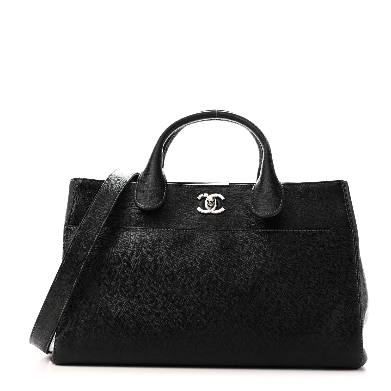 Chanel Caviar Cerf Executive Shopper Tote Black 1908603 – FASHIONPHILE