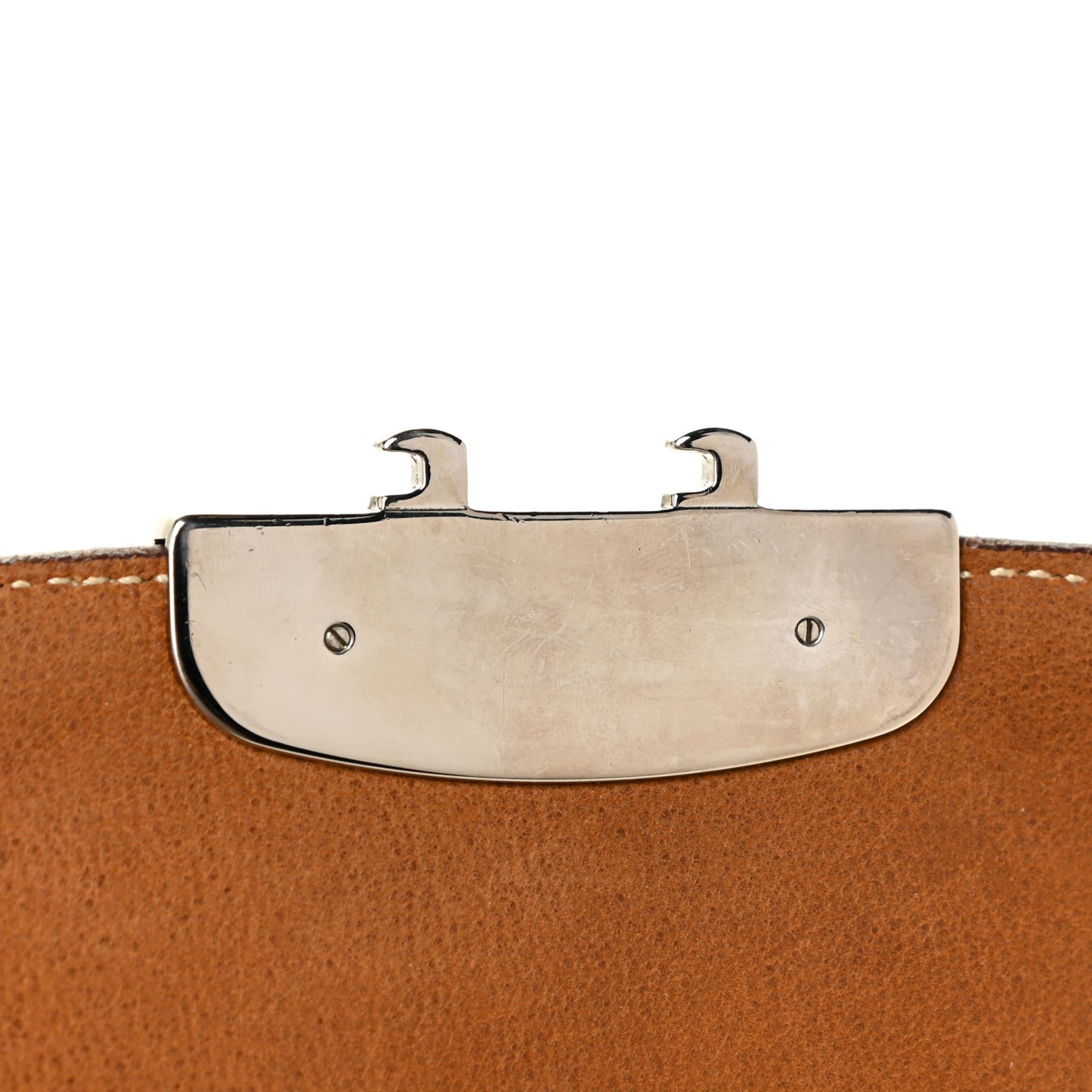 Tessuto Nylon Vitello Foldover Pushlock Satchel Beige