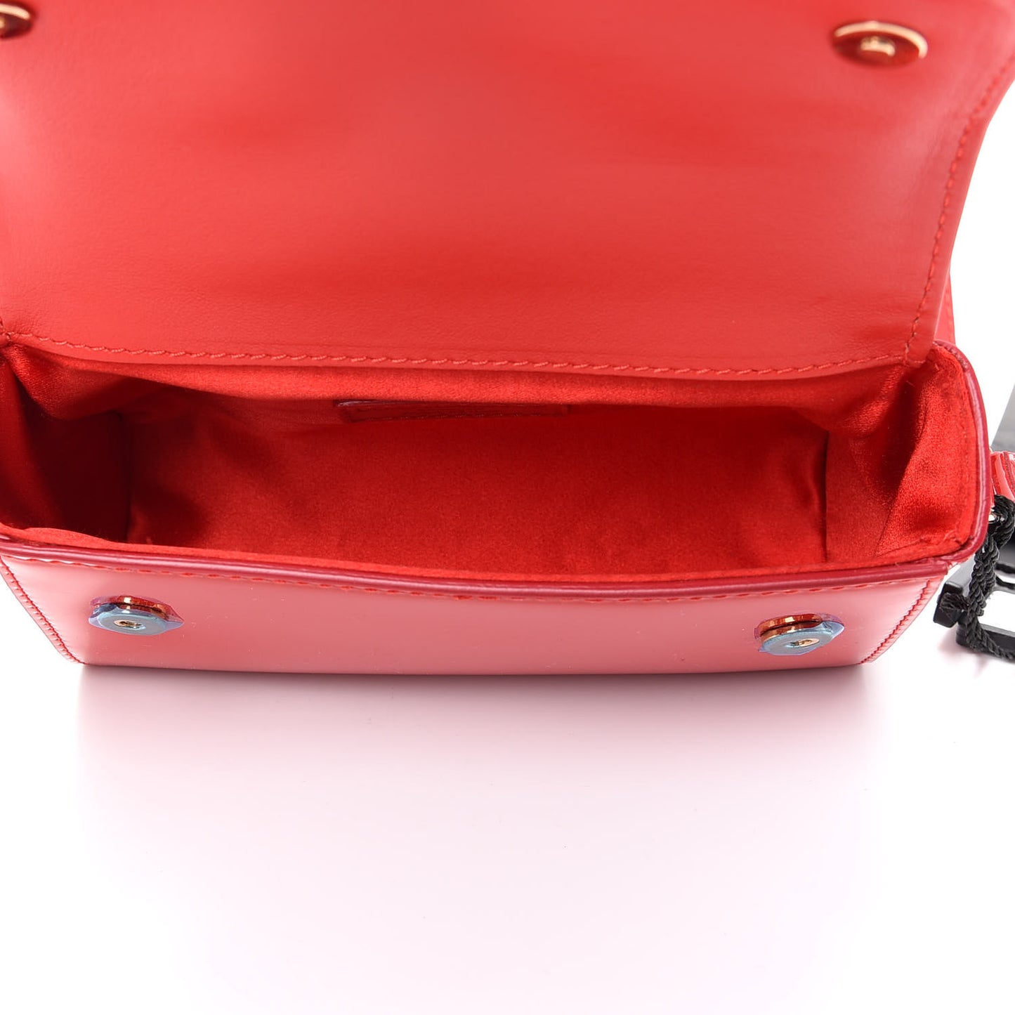 Patent Kids DG Escape Crossbody Bag Rosso