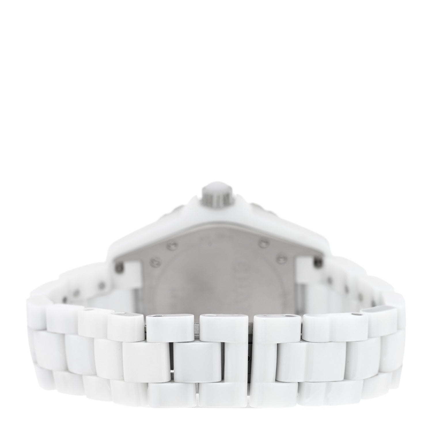 Chanel Stainless Steel Ceramic Diamond Dial 38mm J12 Automatic Watch White 3 of 5