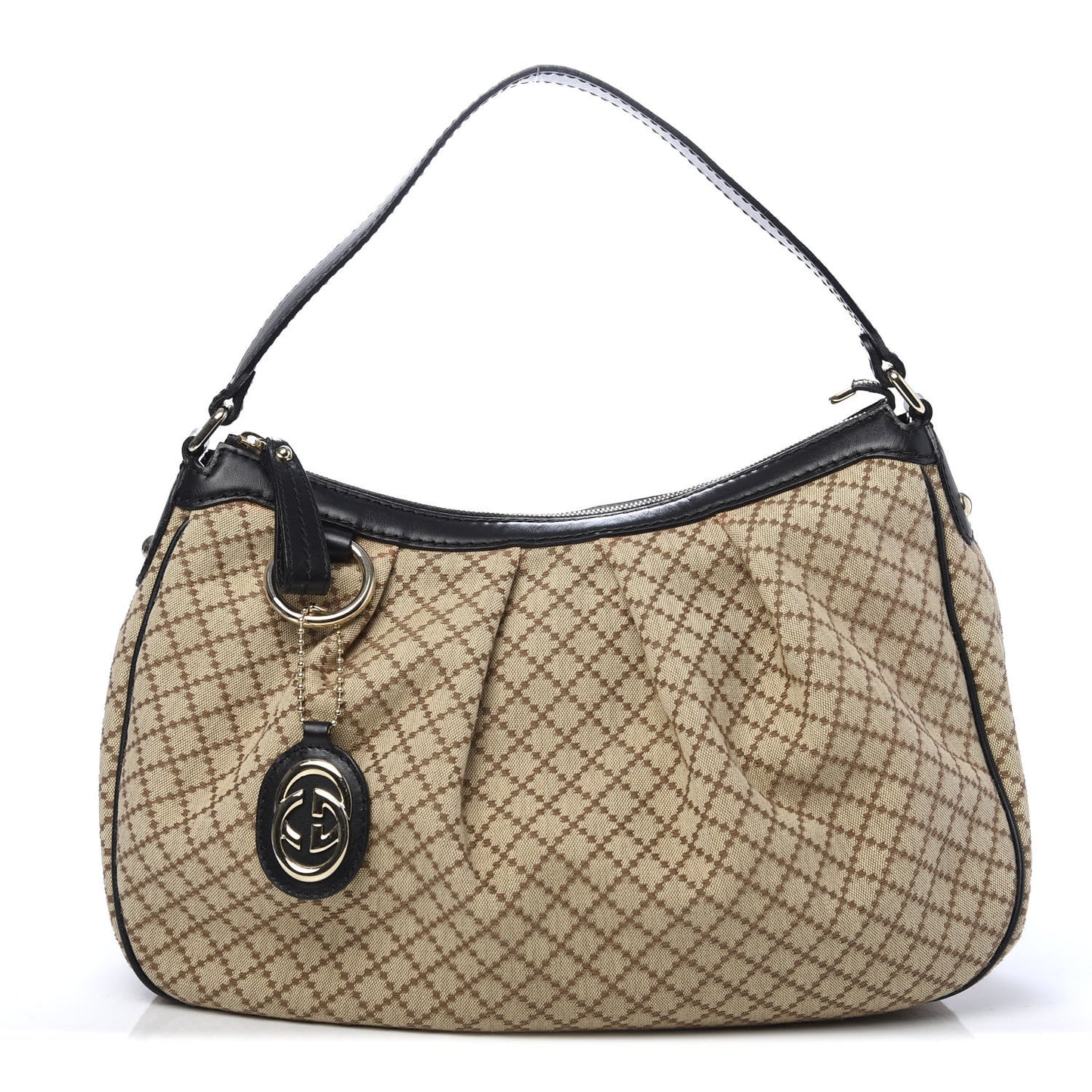 Diamante Medium Sukey Hobo Black