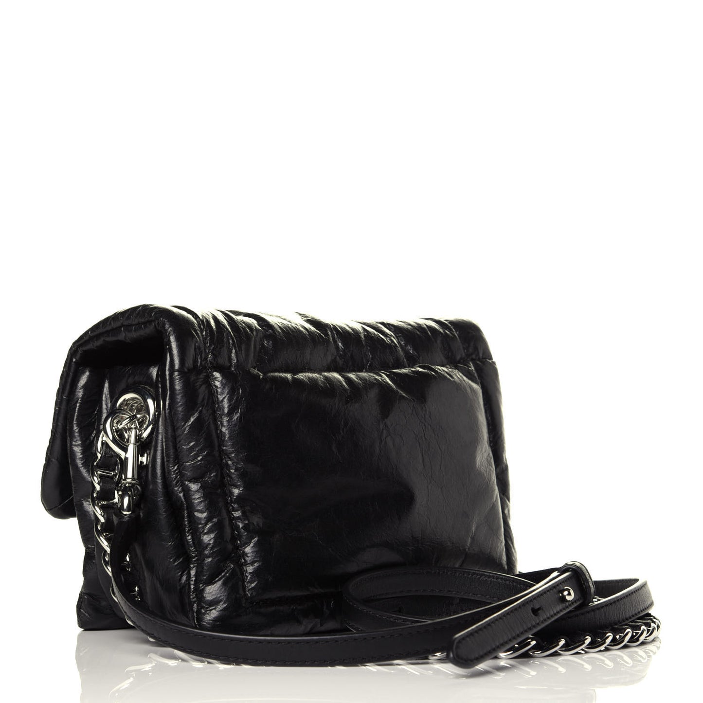 Lambskin The Pillow Bag Black