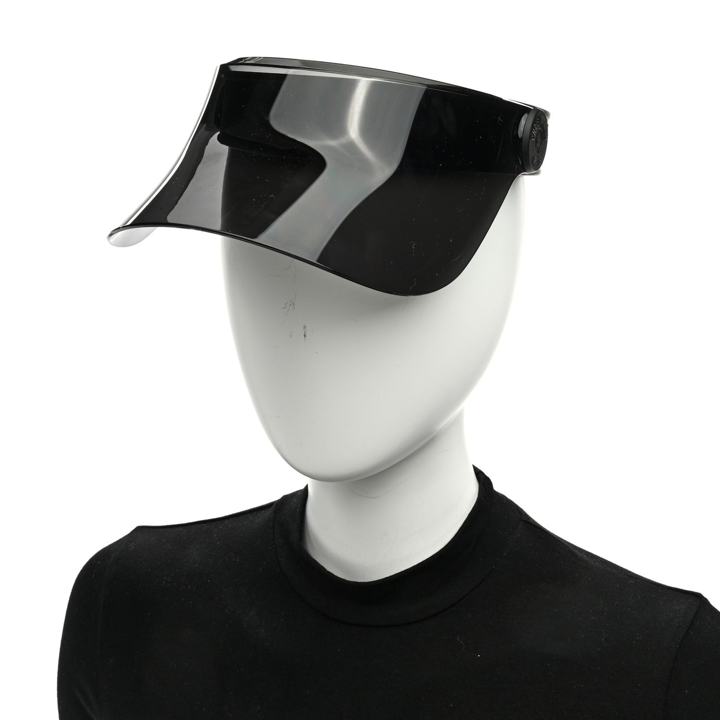 Mirrored DiorClub V1U Sun Visor Black