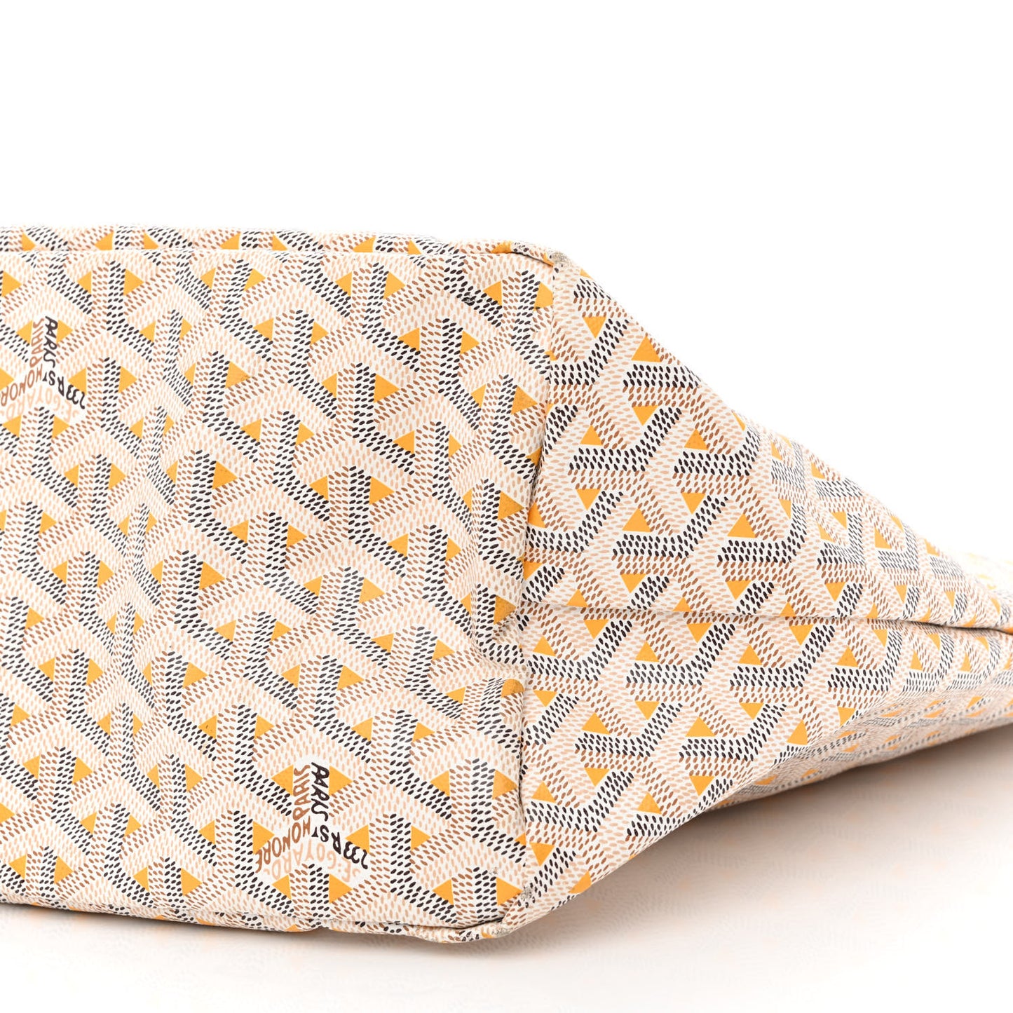 Goyardine Saint Louis Claire Voie PM White Orange