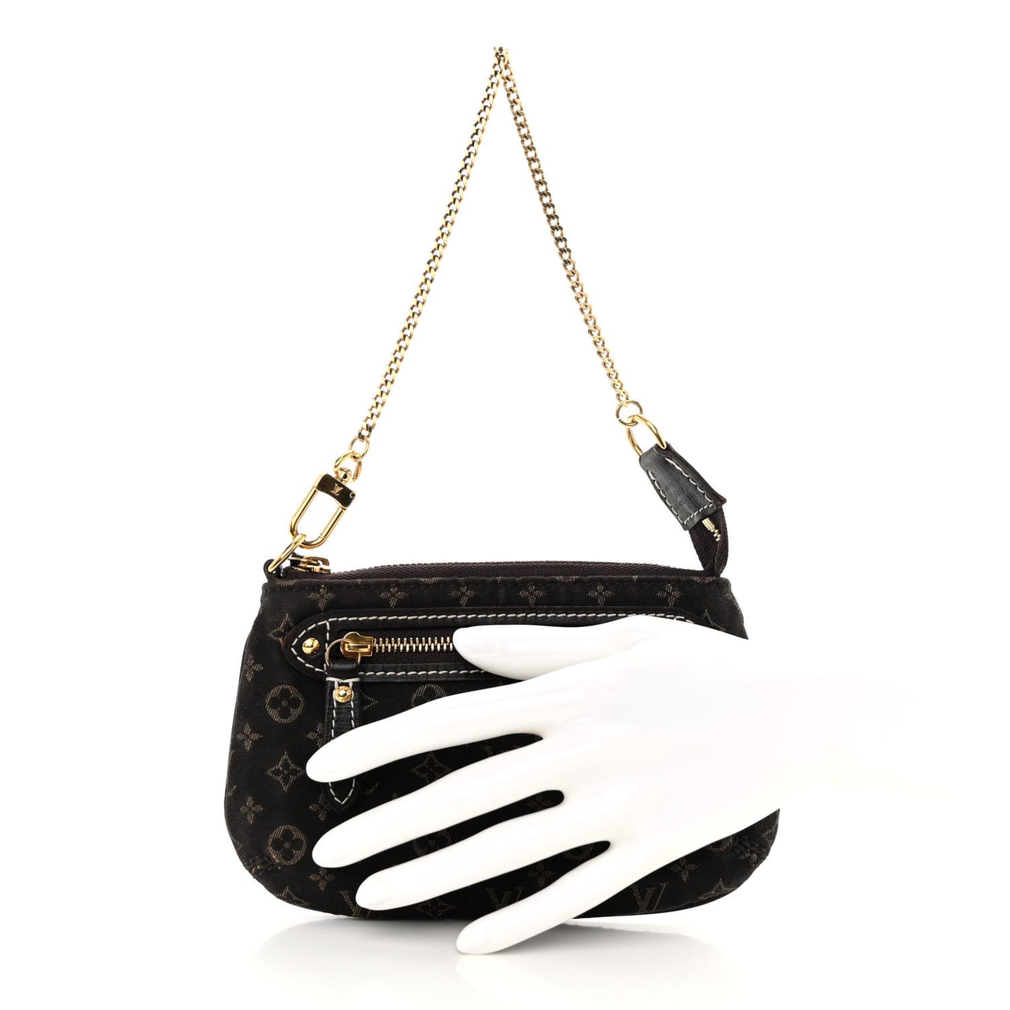 Monogram Idylle Mini Pochette Accessories Fusain