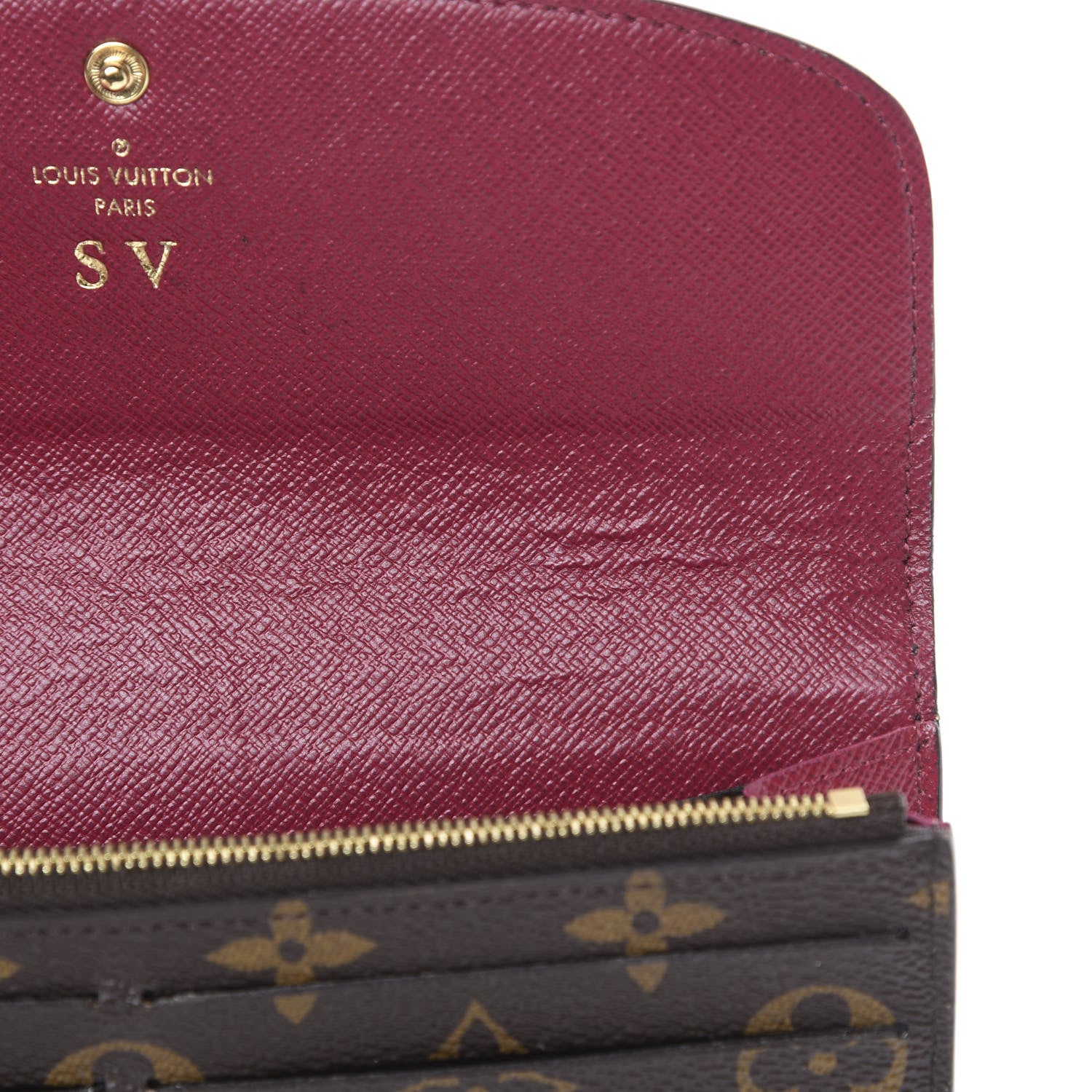 Louis Vuitton Monogram Emilie Wallet Fuchsia 9 of 12