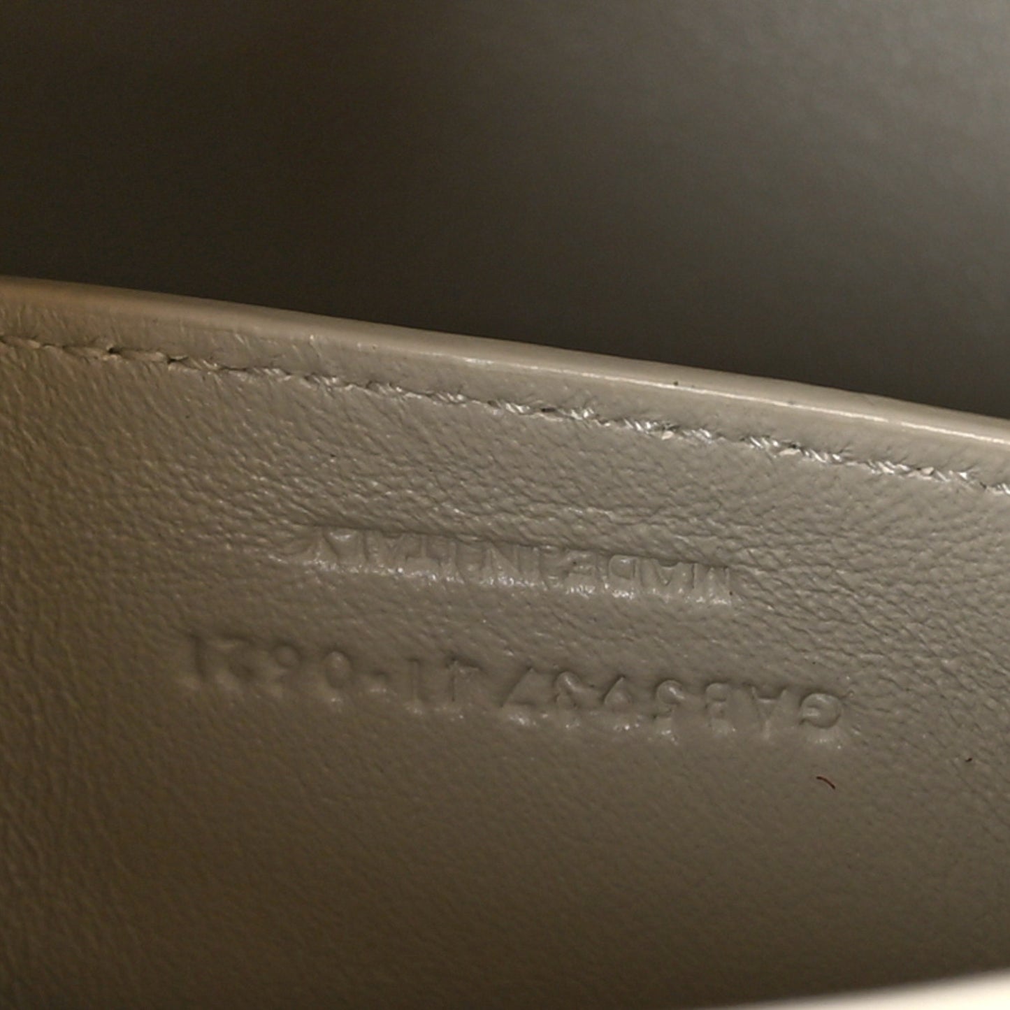 Smooth Calfskin Nano Manhattan Shopper Tote Crema Soft