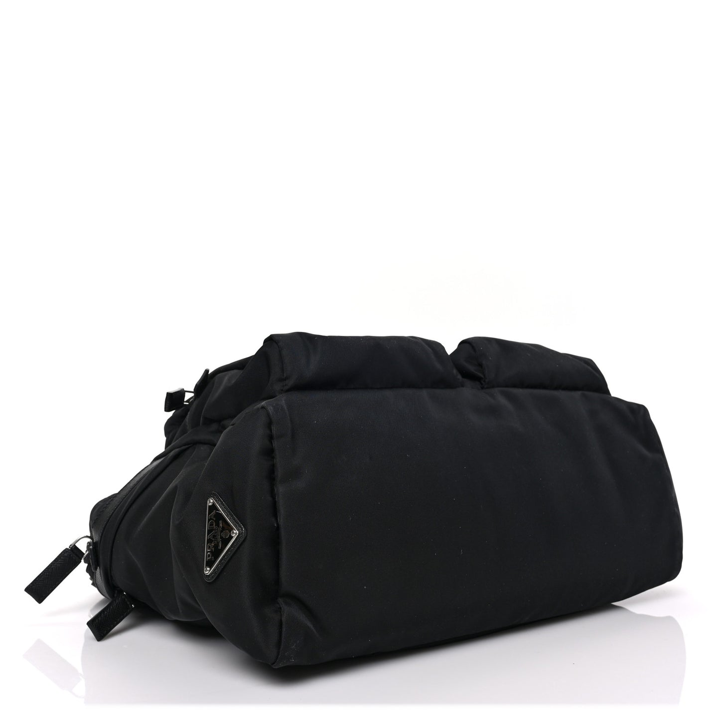 Tessuto Nylon Saffiano Briefcase Black