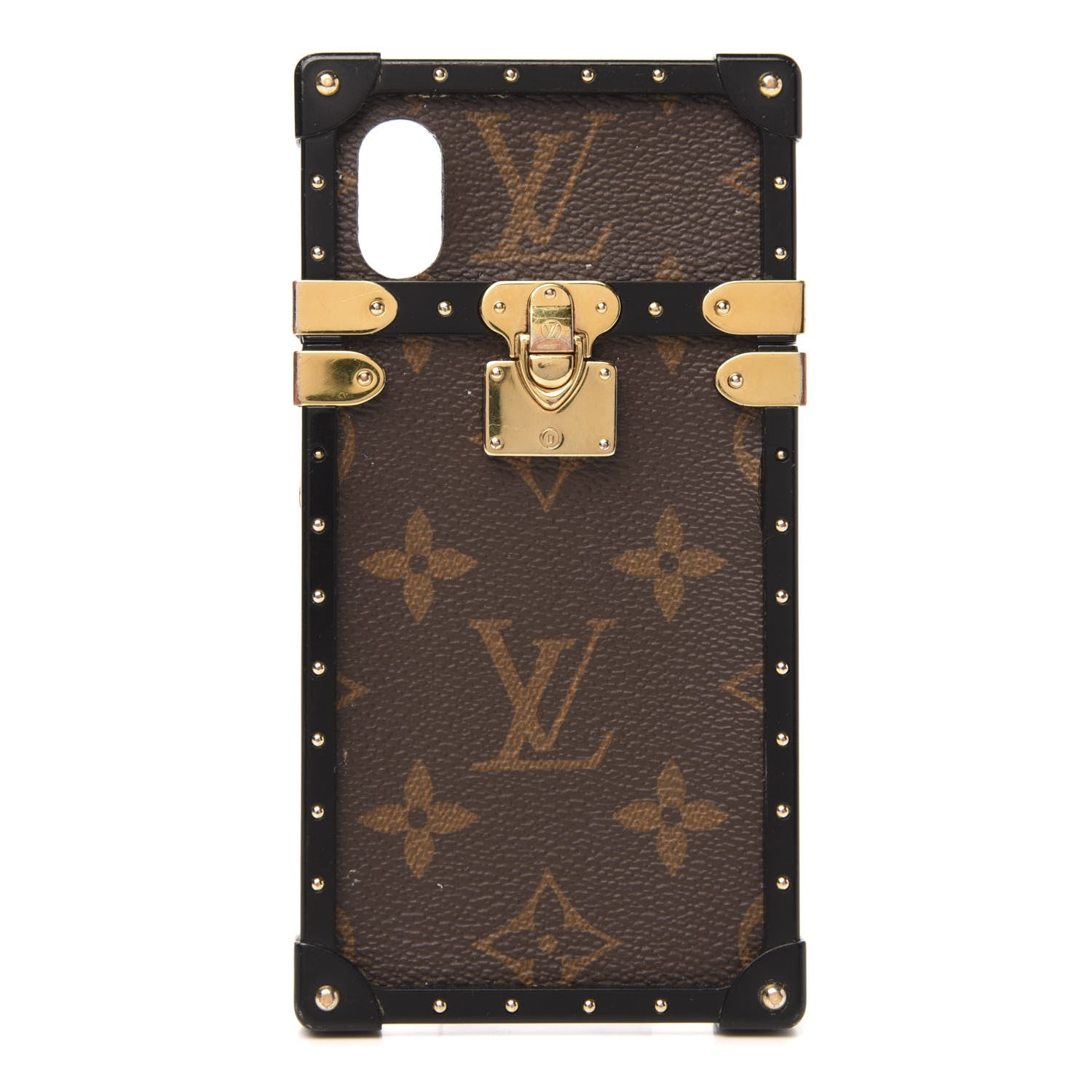 Louis Vuitton Monogram Eye-Trunk iPhone X Case 1 of 7