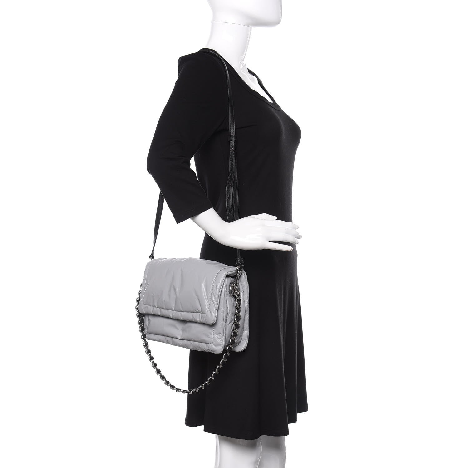 Marc Jacobs Lambskin The Pillow Bag Light Grey 2 of 11