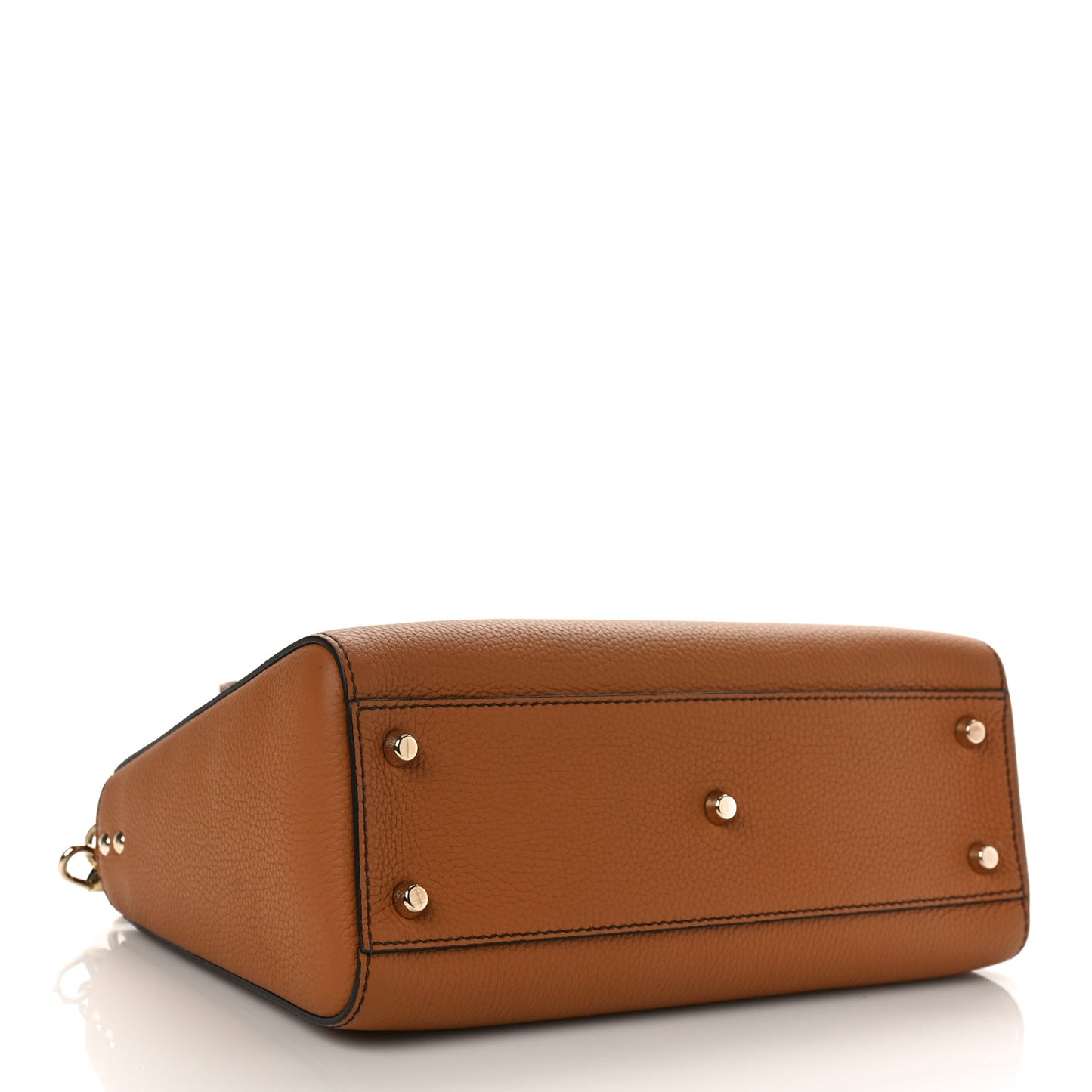 Bullcalf Medium Lady D-Sire Tote Dark Brandy