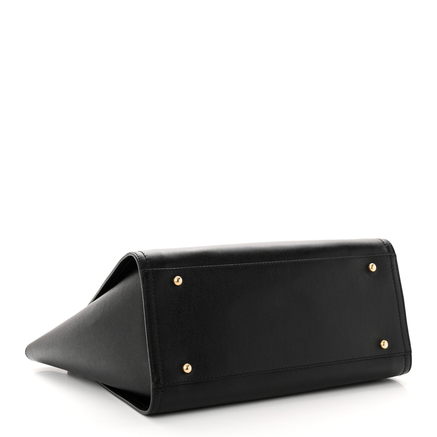 Caviar Small Studded Deauville Tote Black