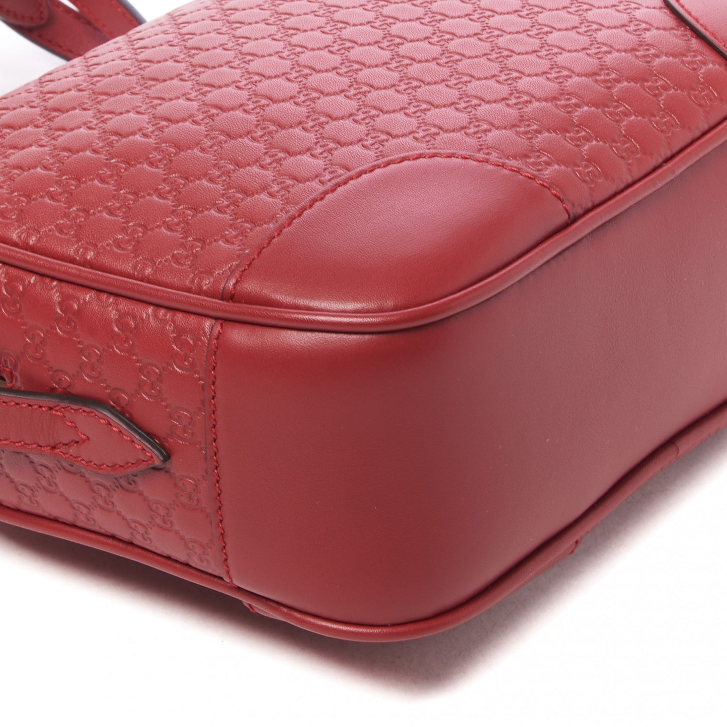 Microguccissima Mini Bree Messenger Bag Red
