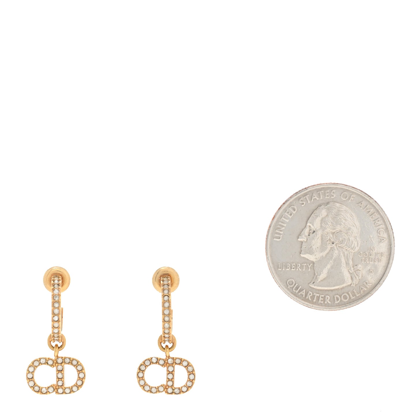 Crystal Clair D Lune Hoop Earrings