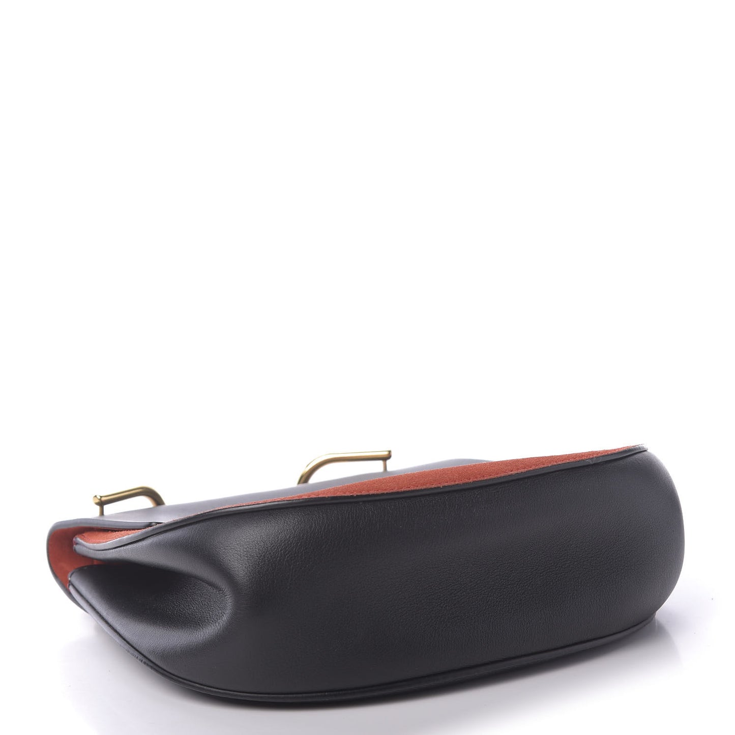 Suede Smooth Calfskin Drew Shoulder Bag Plaid Red Black