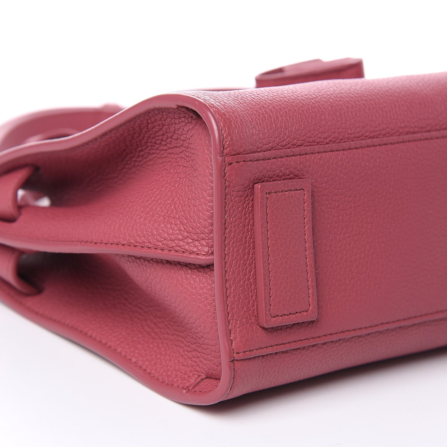 Grained Calfskin Nano Sac De Jour Souple Mystic Rose