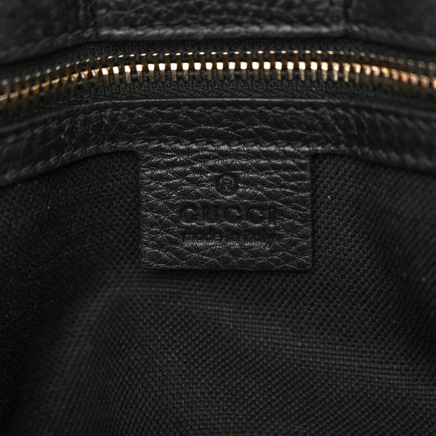 Pebbled Calfskin Medium Bamboo Shopper Tote Black