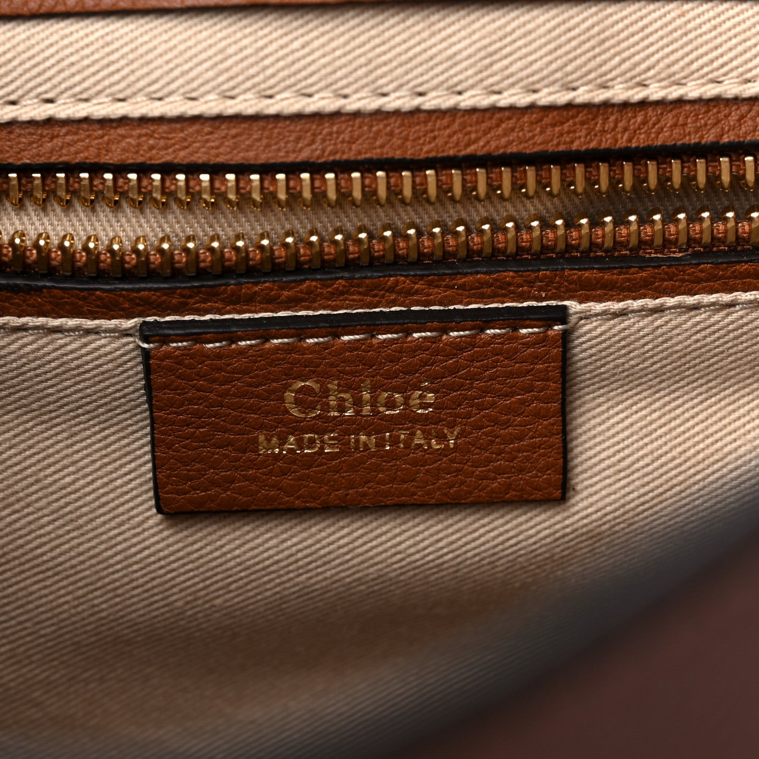 Chloe Suede Calfskin Small Faye Backpack Tan 6 of 9