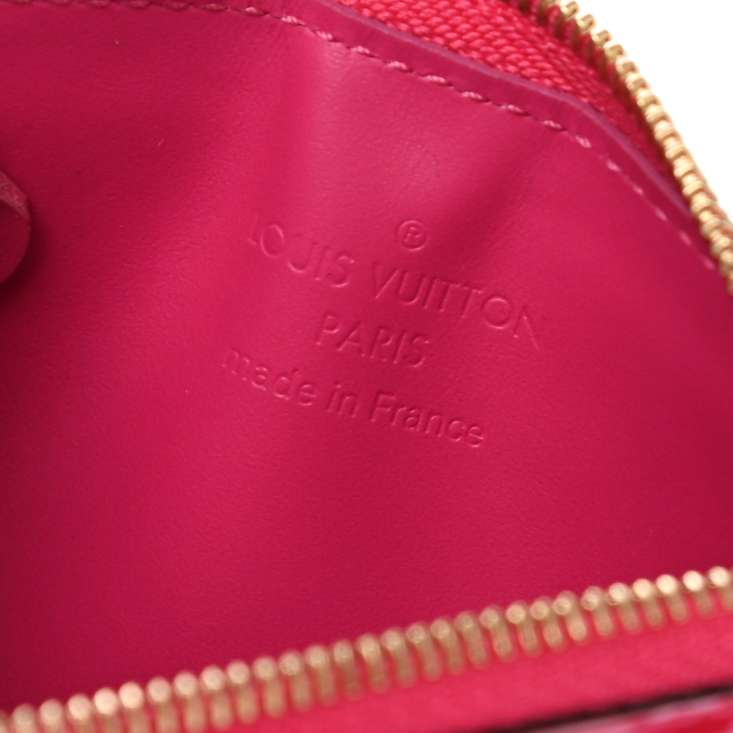 Vernis Valentine Key Pouch Fuchsia