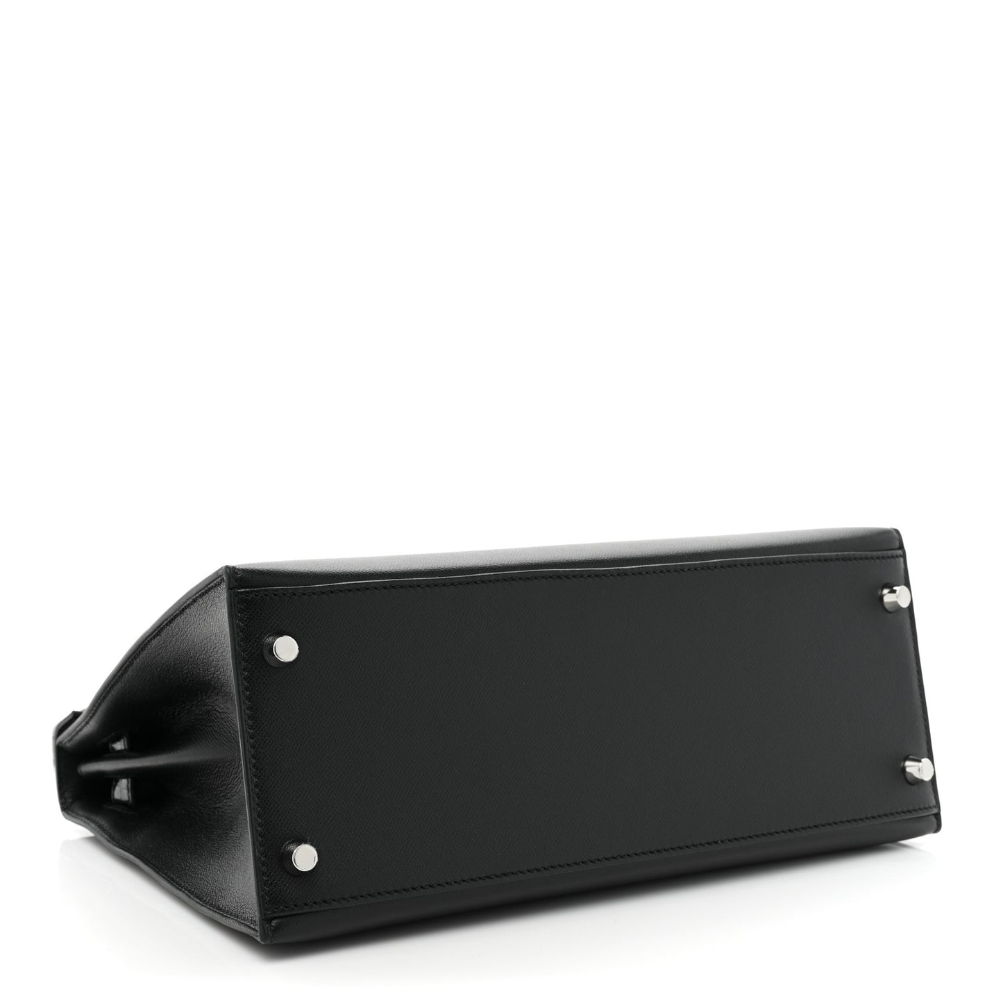 Madame Calfskin Shiny Niloticus Crocodile Kelly Sellier Touch 28 Black