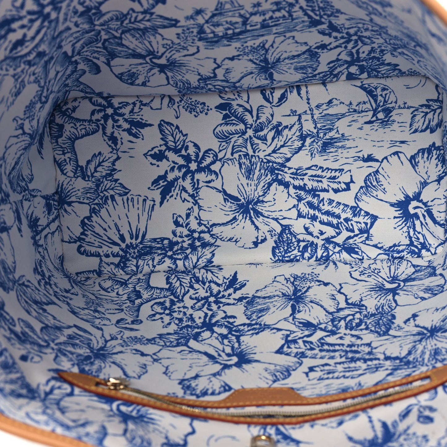 Monogram Tiles By The Pool 2.0 Neverfull MM Lagoon Blue