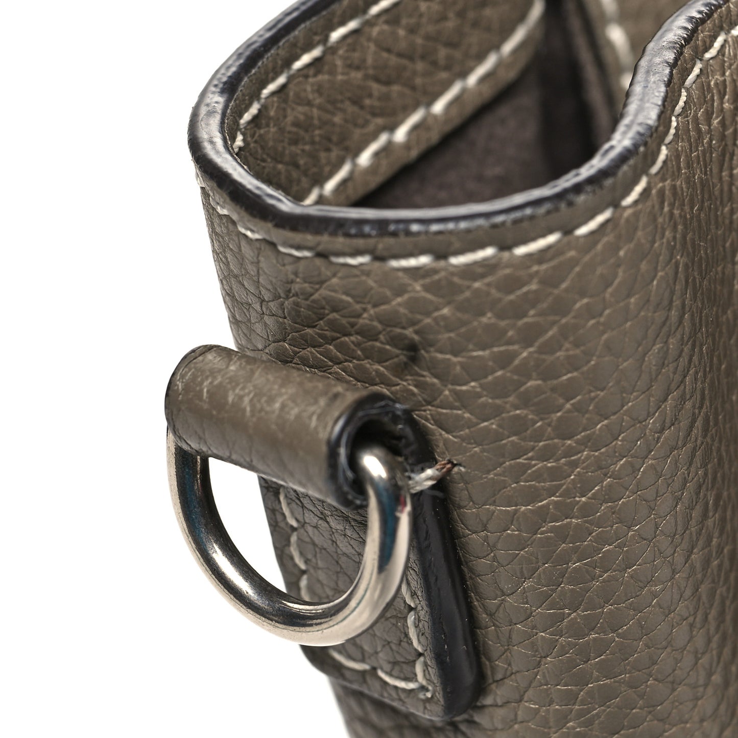 Drummed Calfskin Nano Luggage Souris