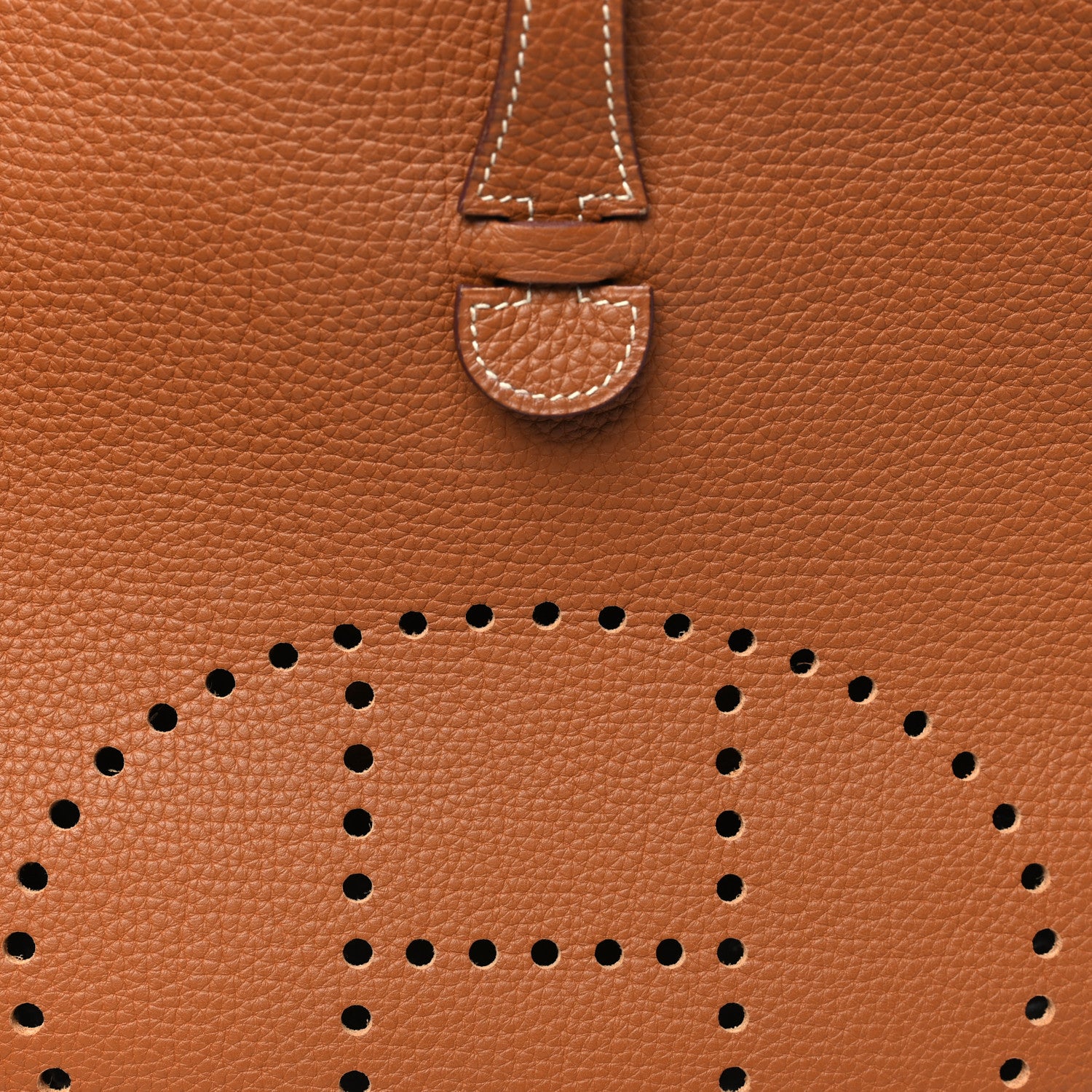 Hermes Taurillon Clemence Evelyne PM Gold 8 of 10