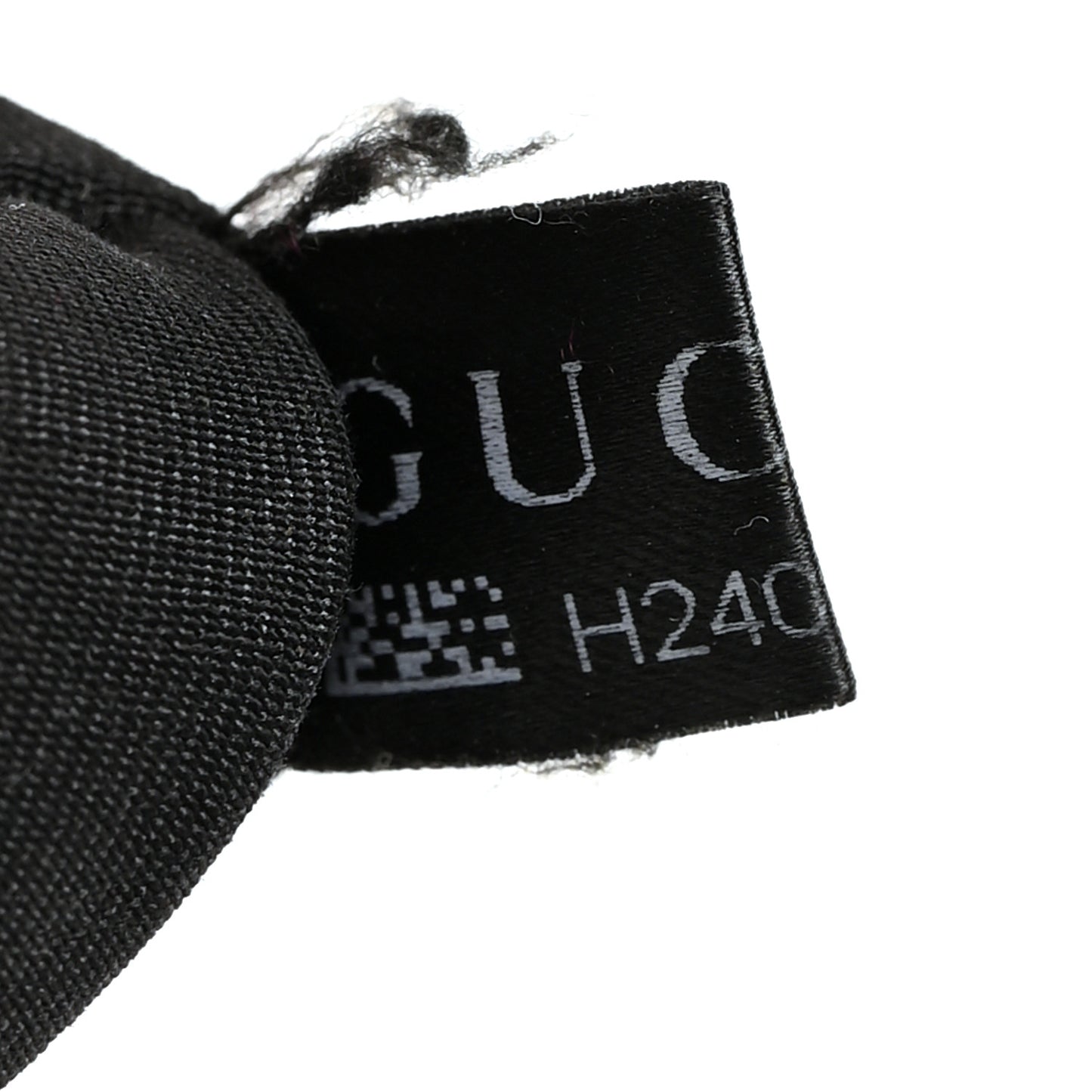 GG Monogram Medium Web Handle Vertical Tote Black