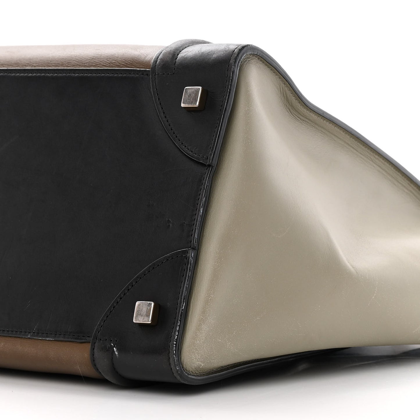 Satin Calfskin Tri-Color Luggage Multicolor