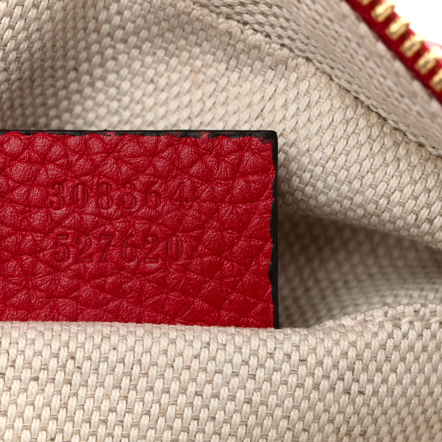 Pebbled Calfskin Small Soho Disco Bag Tabasco Red